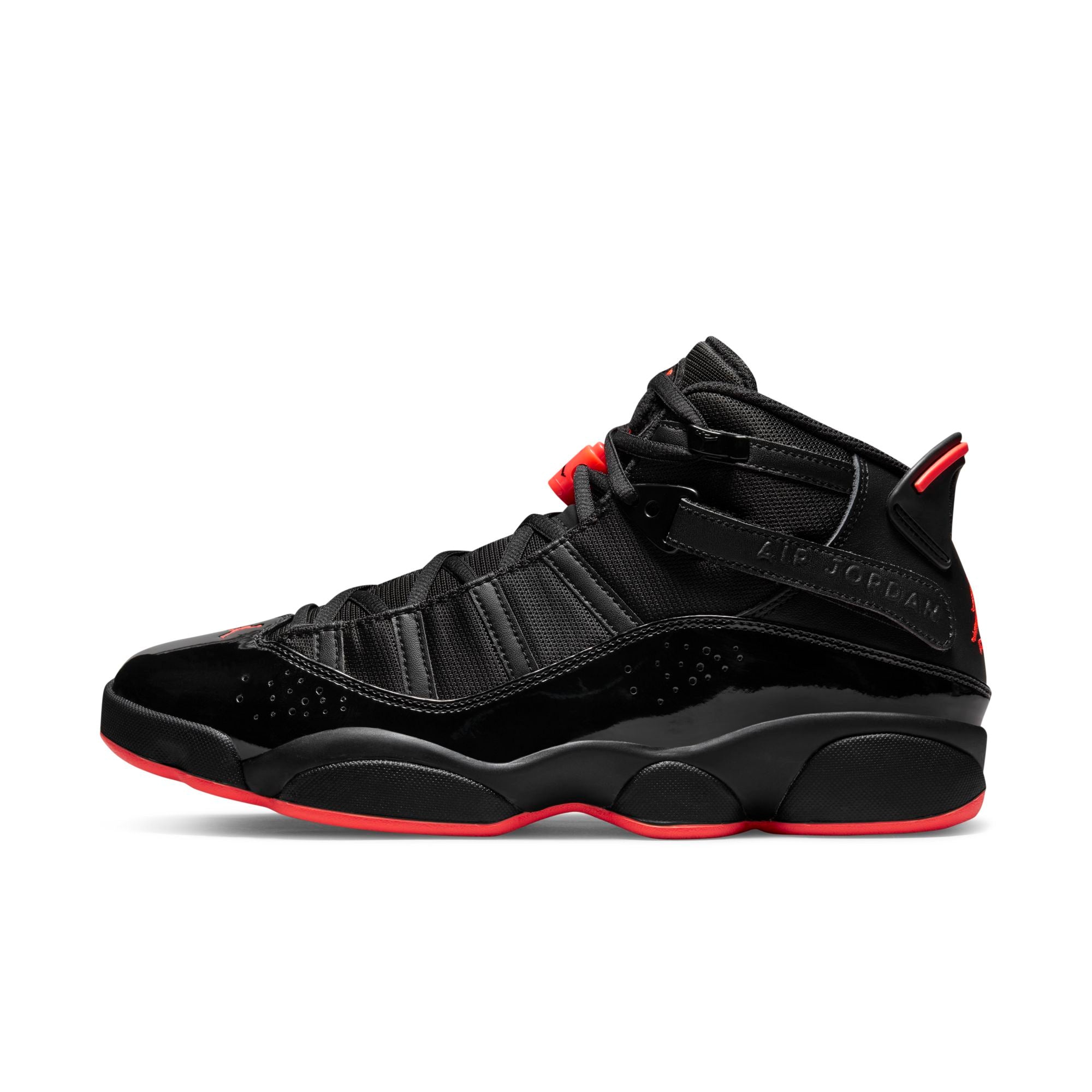 [322992-066] Mens Air Jordan 6 RINGS 'BLACK INFRARED'