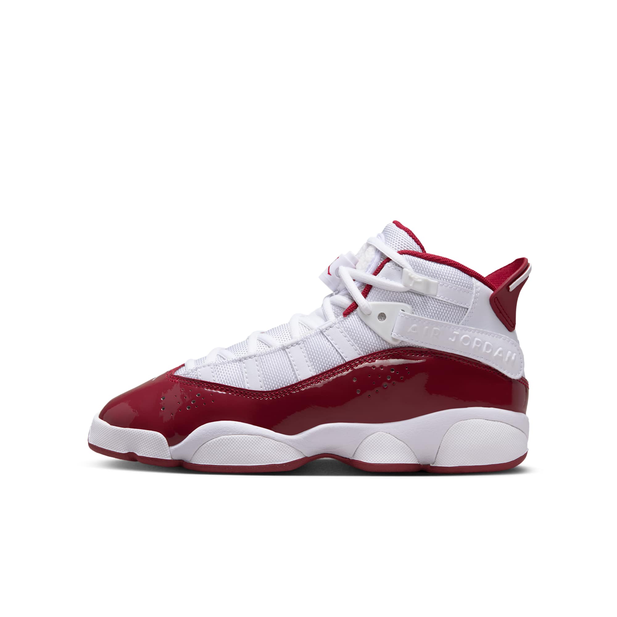 [323419-165] GRADE SCHOOL AIR JORDAN 6 RINGS 'WHITE TEAM RED (GS)'