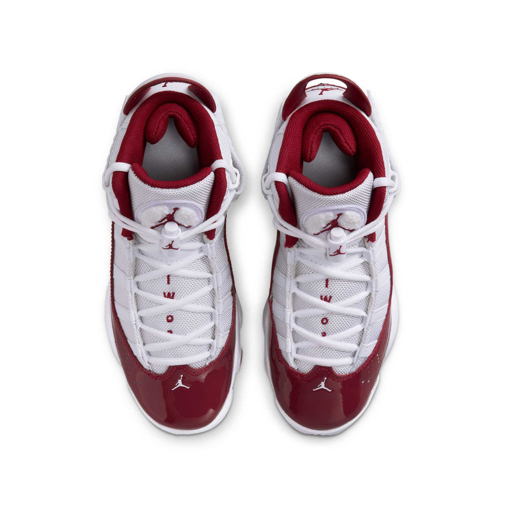 [323419-165] GRADE SCHOOL AIR JORDAN 6 RINGS 'WHITE TEAM RED (GS)'