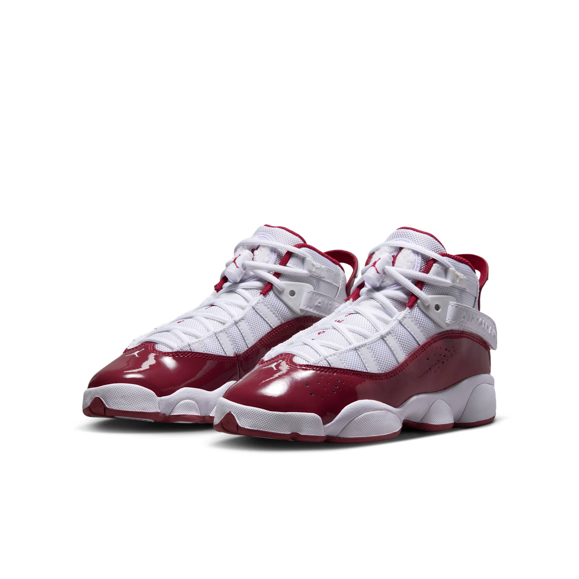 [323419-165] GRADE SCHOOL AIR JORDAN 6 RINGS 'WHITE TEAM RED (GS)'