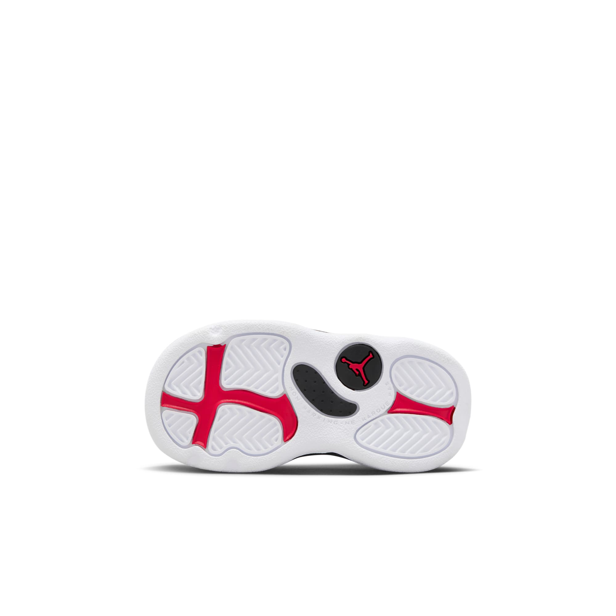 [323420-067] TODDLERS AIR JORDAN RETRO 6 RINGS 'BLACK WHITE UNIVERSITY RED (TD)'