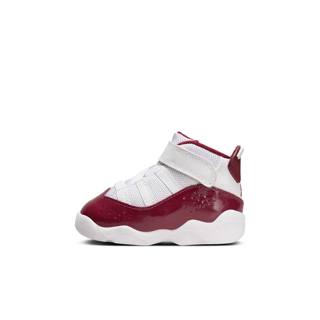 [323420-165] TODDLERS AIR JORDAN 6 RINGS 'WHITE TEAM RED (TD)'