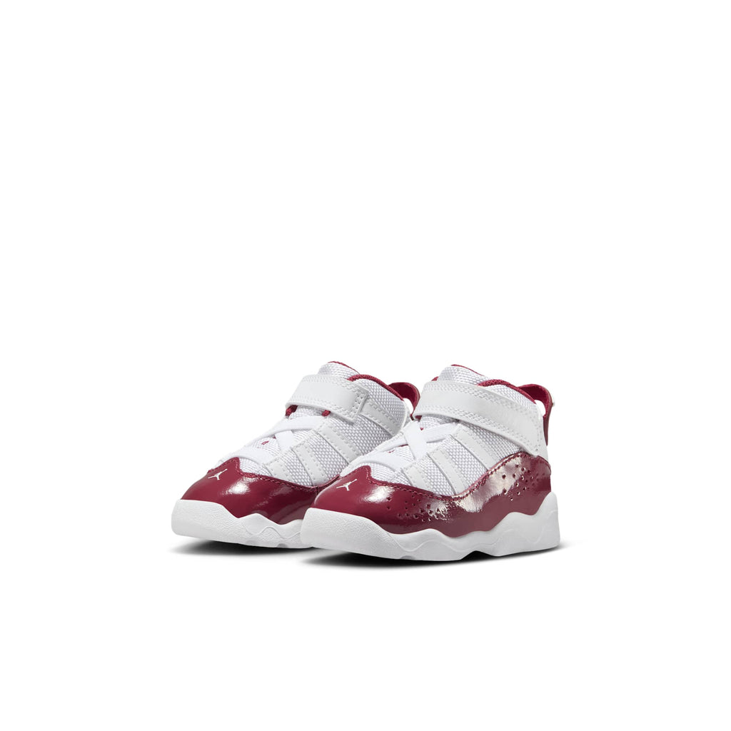 [323420-165] TODDLERS AIR JORDAN 6 RINGS 'WHITE TEAM RED (TD)'