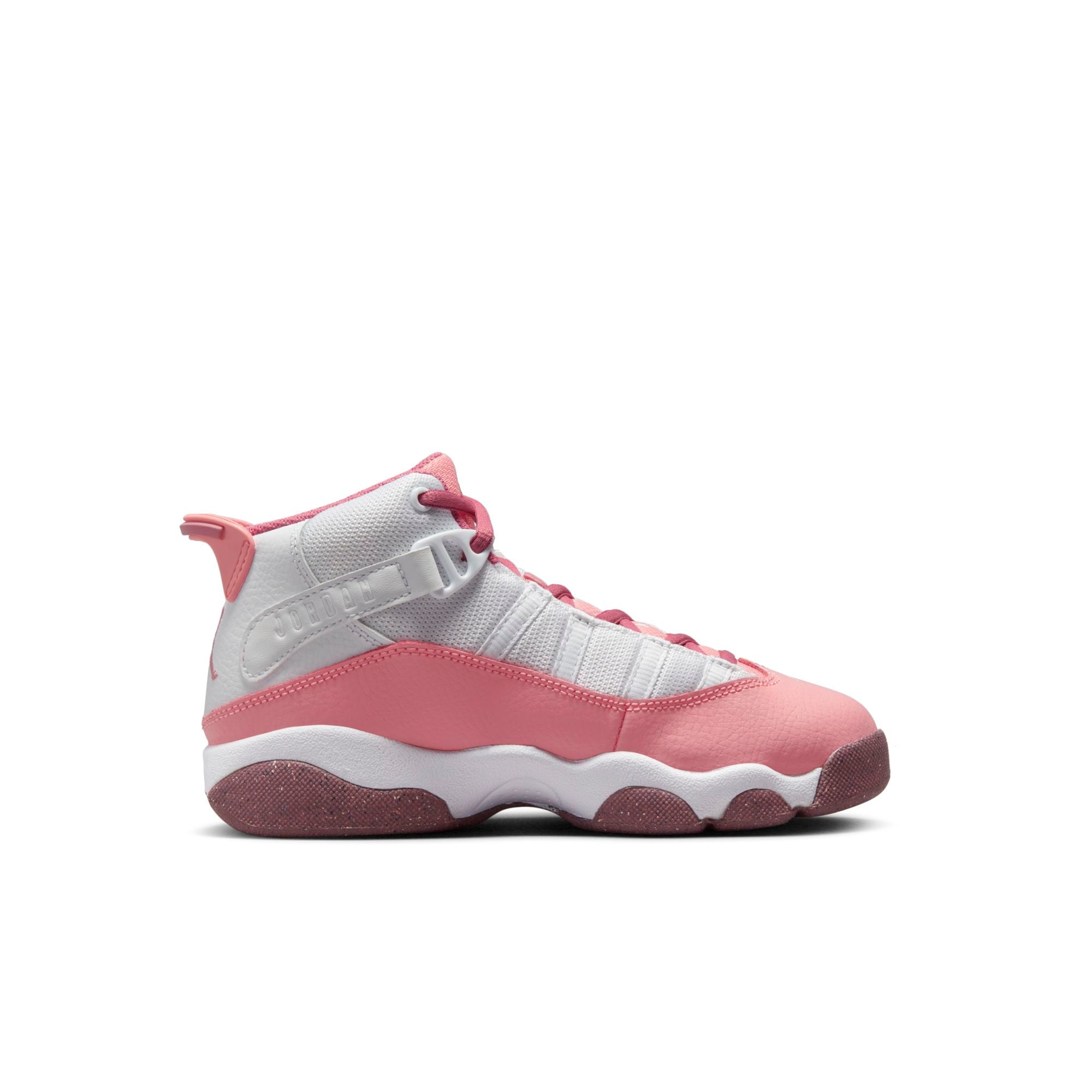 [323432-616] Preschool Air Jordan 6 RINGS PS 'CORAL CHALK'