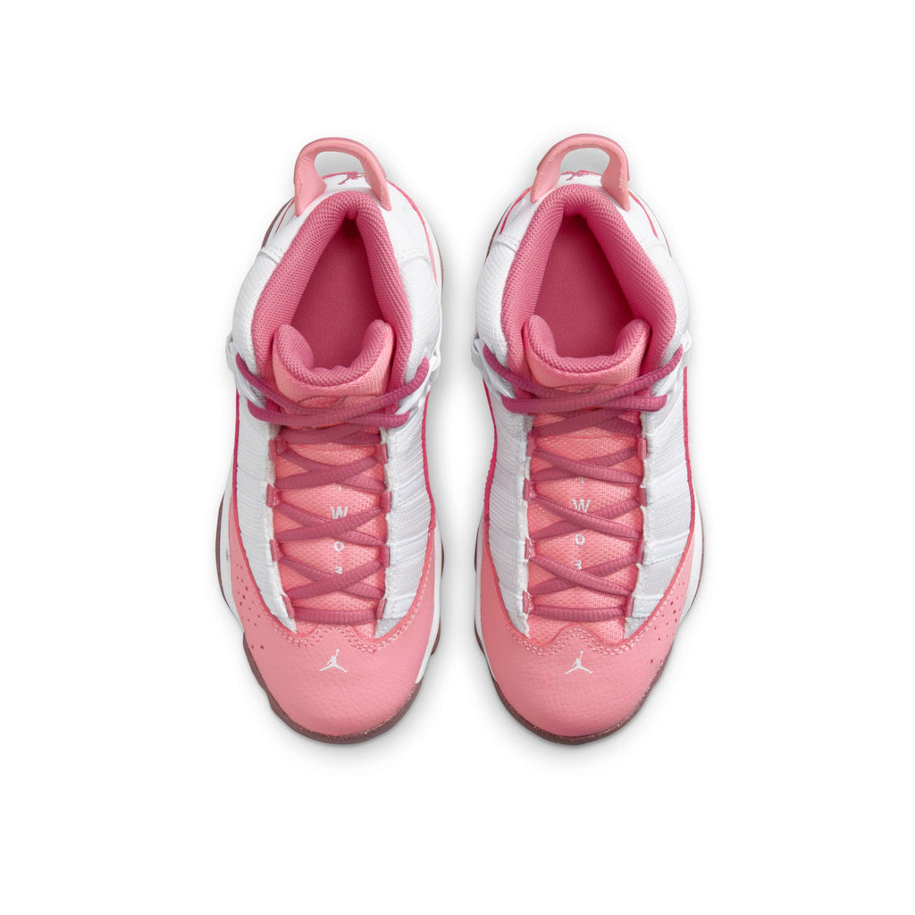 [323432-616] Preschool Air Jordan 6 RINGS PS 'CORAL CHALK'