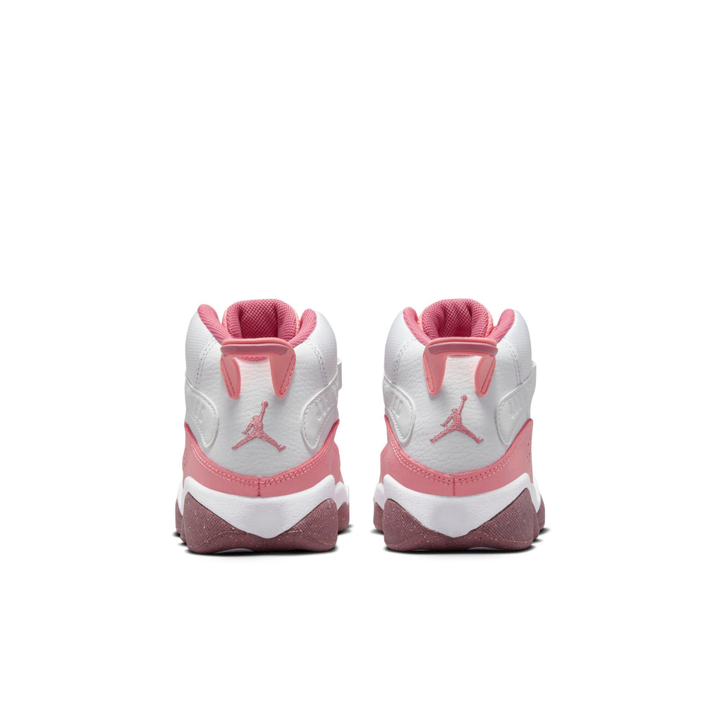 [323432-616] Preschool Air Jordan 6 RINGS PS 'CORAL CHALK'