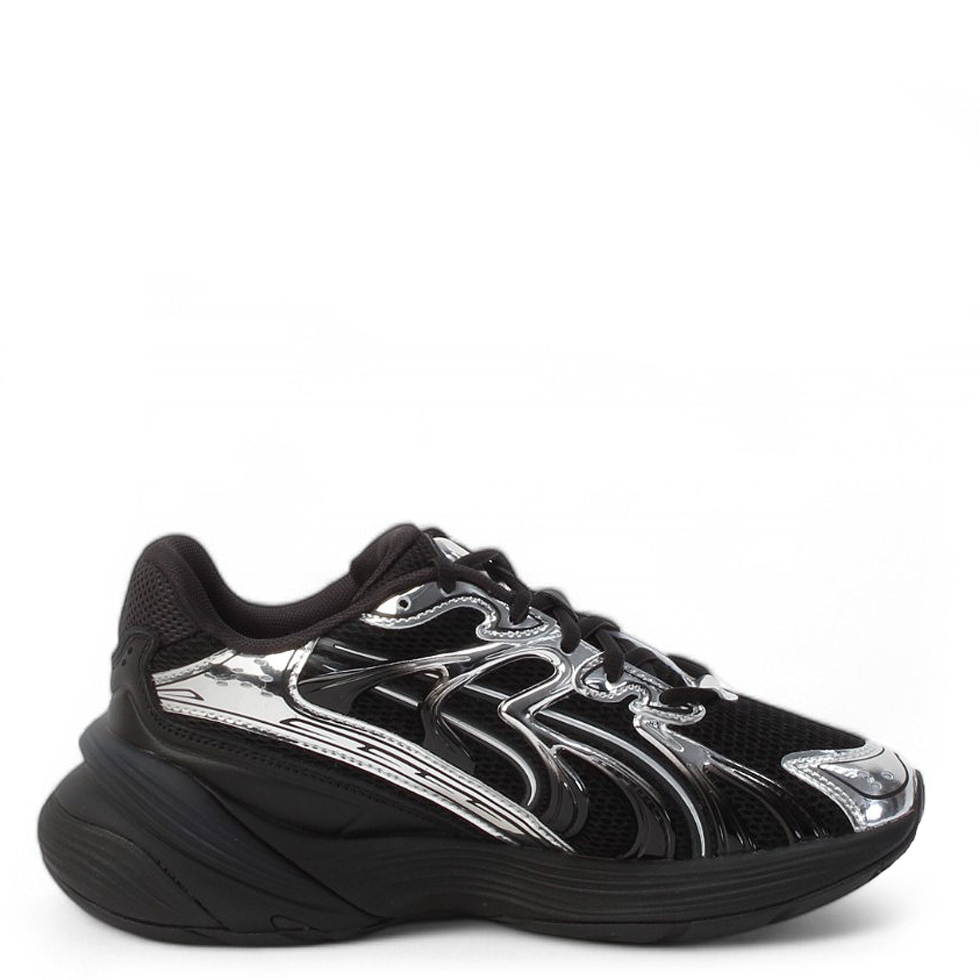 [403577-01] GRADE SCHOOL PUMA INVERSE REV 'BLACK DARK GREY SILVER'