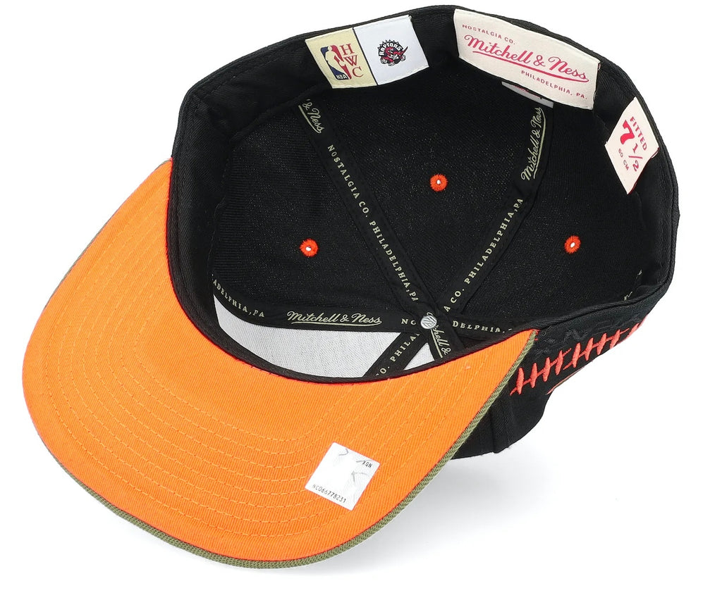 MENS MITCHELL & NESS NBA TAKE FLIGHT FITTED HWC RAPTORS
