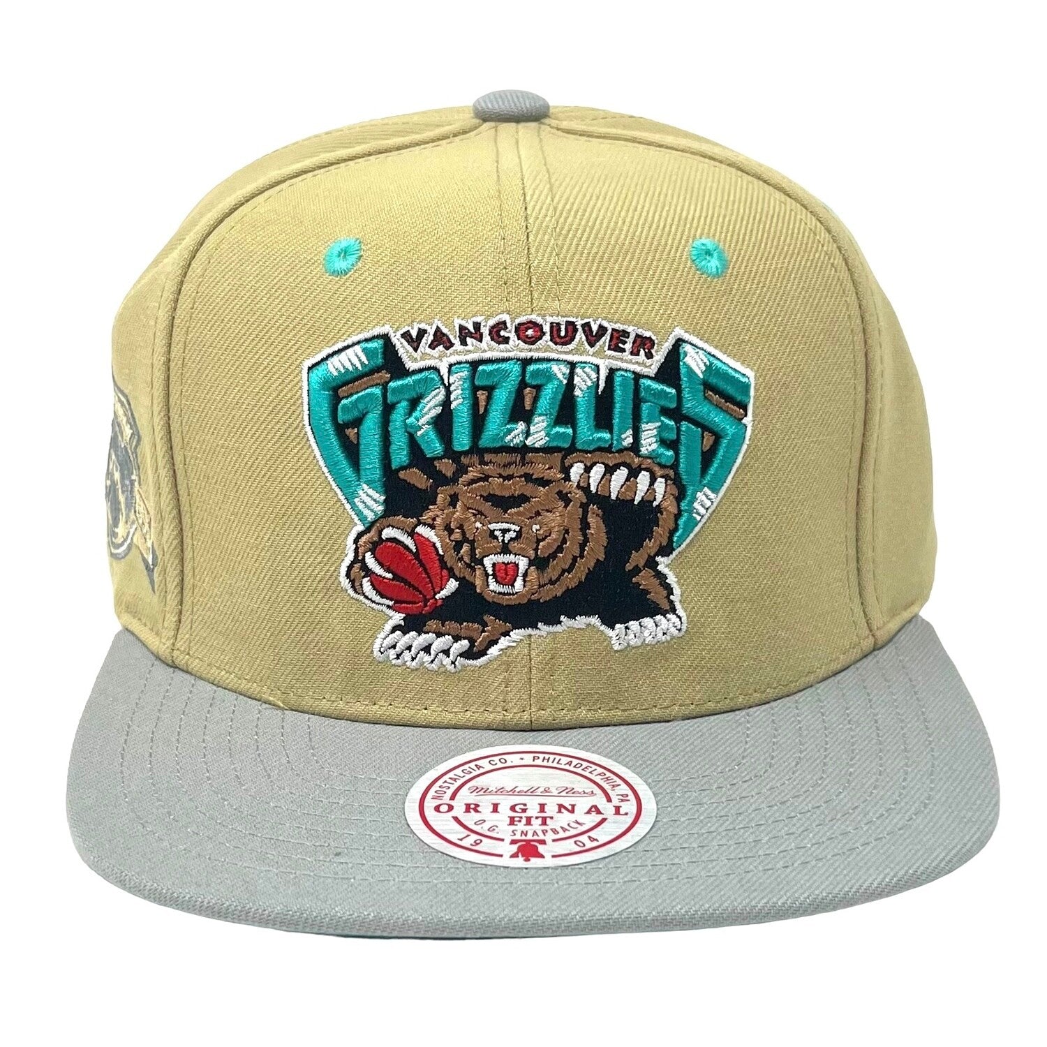 Mens MITCHELL & NESS NBA CLASSIC CANVAS SNAPBACK HWC GRIZZLIES