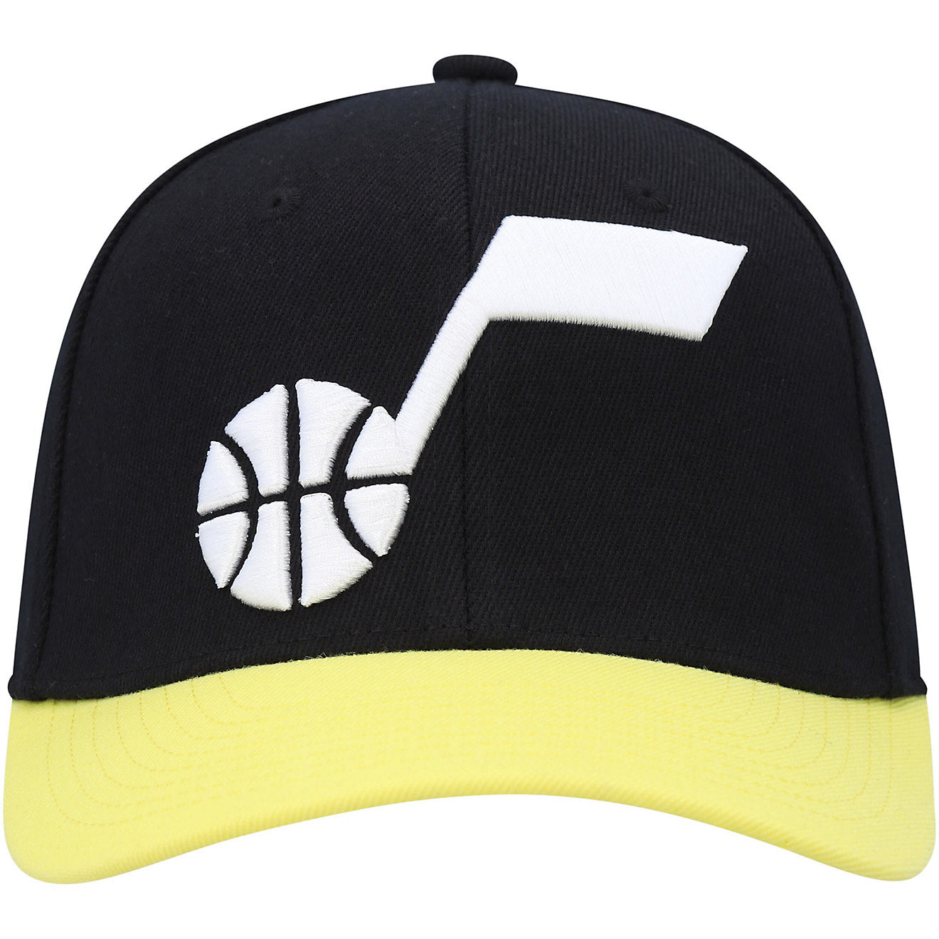 MENS MITCHELL & NESS NBA TEAM 2 TONE 2.0 STRETCH SNAPBACK JAZZ