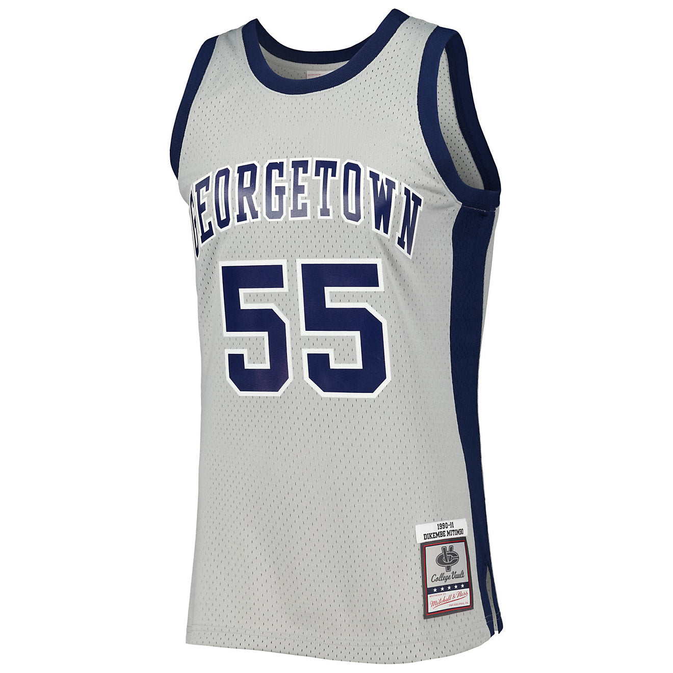 Mens Mitchell & Ness NCAA LIGHT JERSEY GEORGETOWN 1990 DIKEMBE MUTOMBO