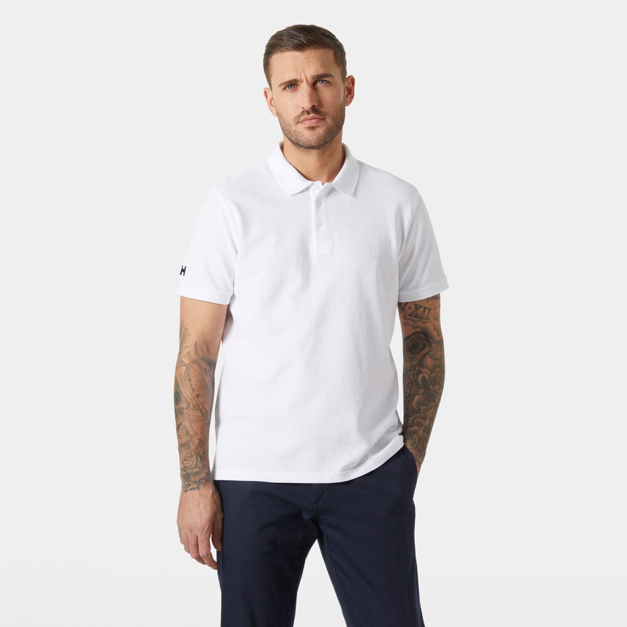 [34004-001] MENS HELLY HANSEN CREW COTTON POLO