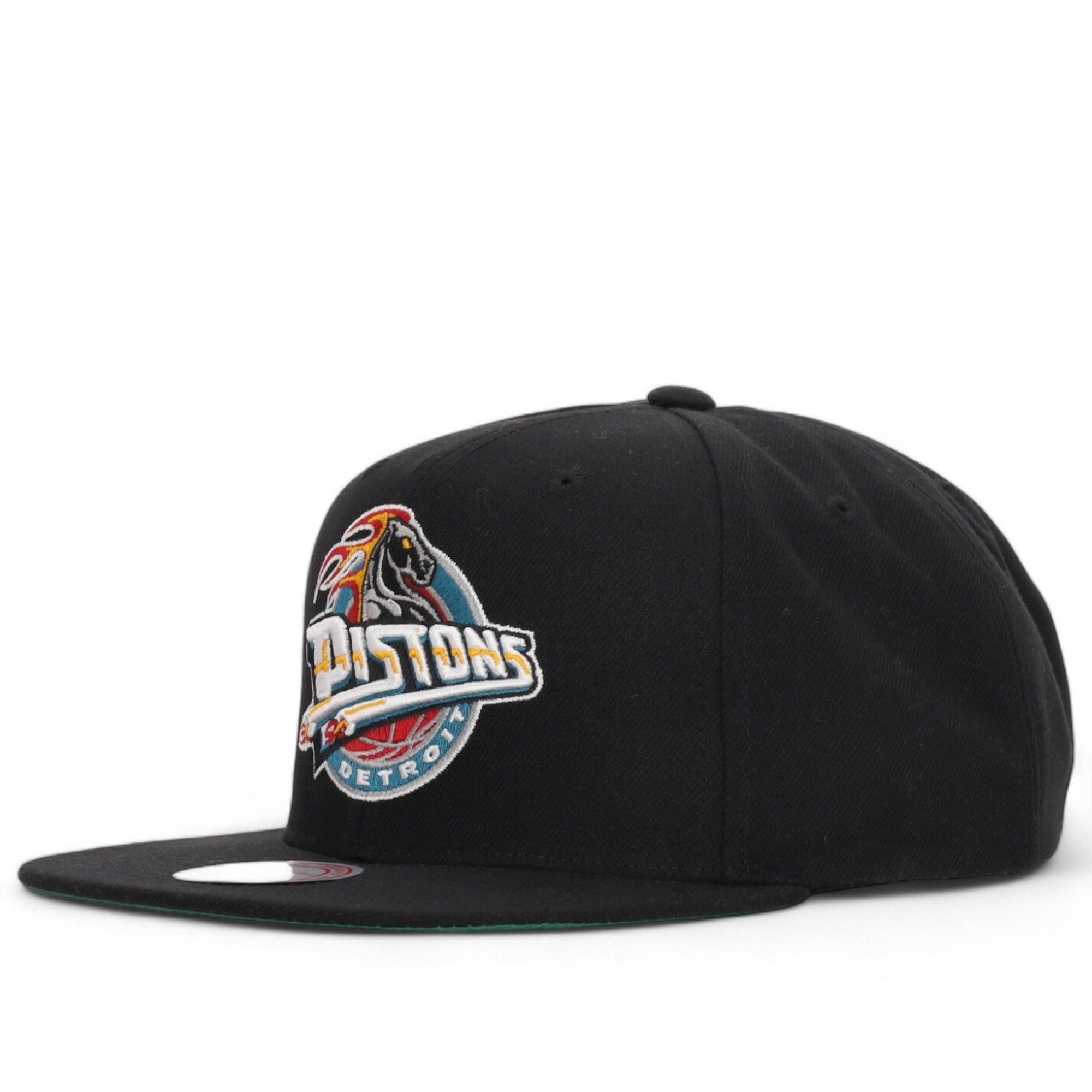 MENS MITCHELL & NESS NBA CONFERENCE PATCH SNAPBACK HWC PISTONS - BLACK