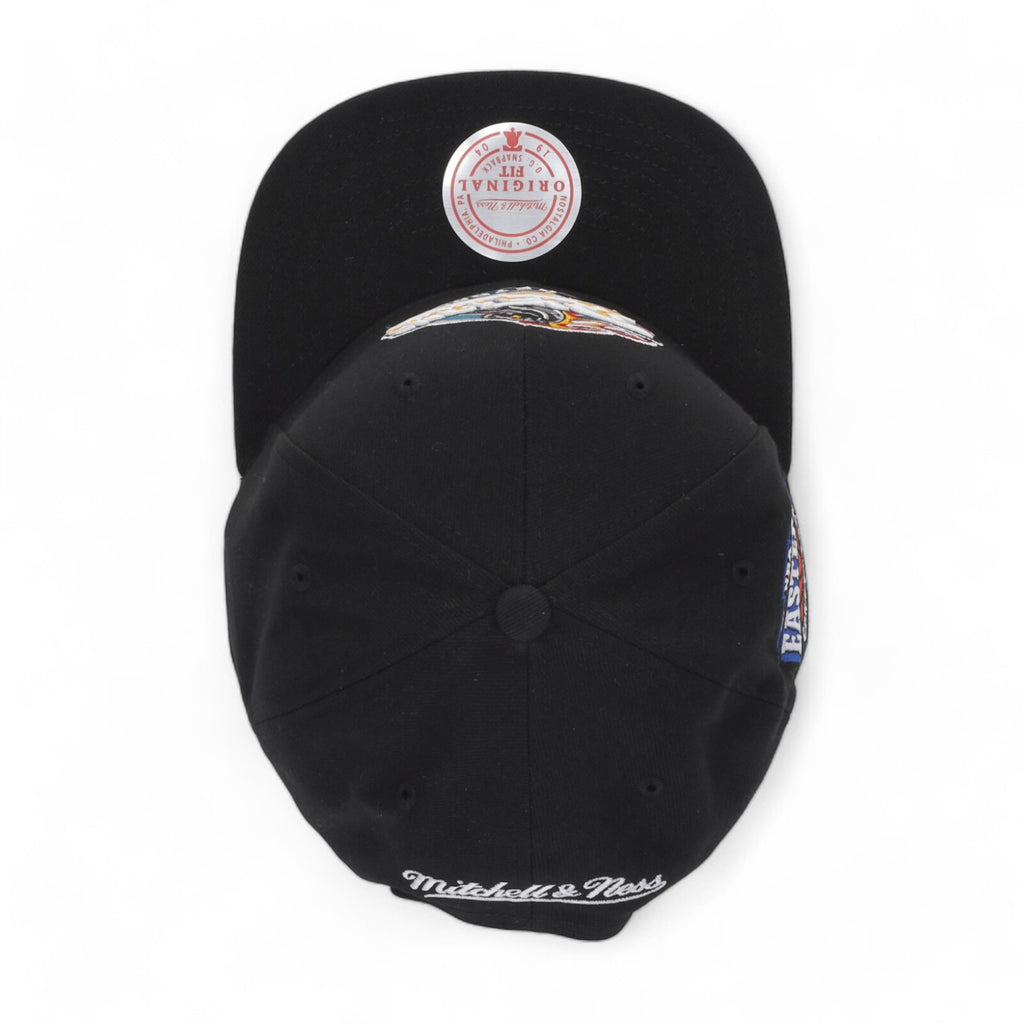 MENS MITCHELL & NESS NBA CONFERENCE PATCH SNAPBACK HWC PISTONS - BLACK