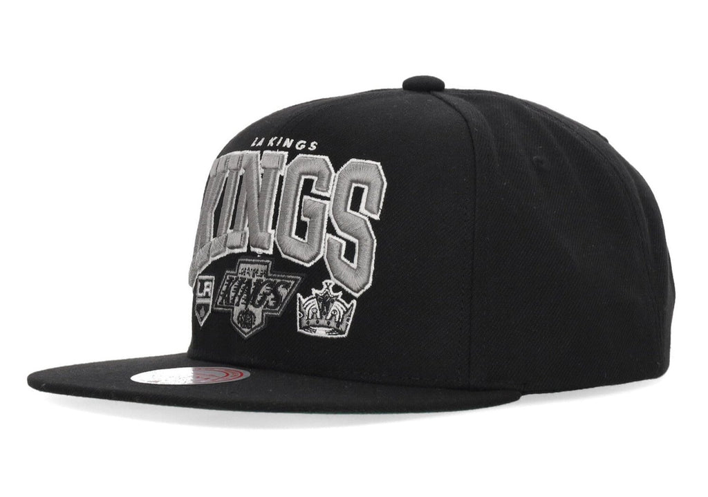 MENS MITCHELL & NESS NHL CHAMP STACK SNAPBACK VNTG KINGS - BLACK