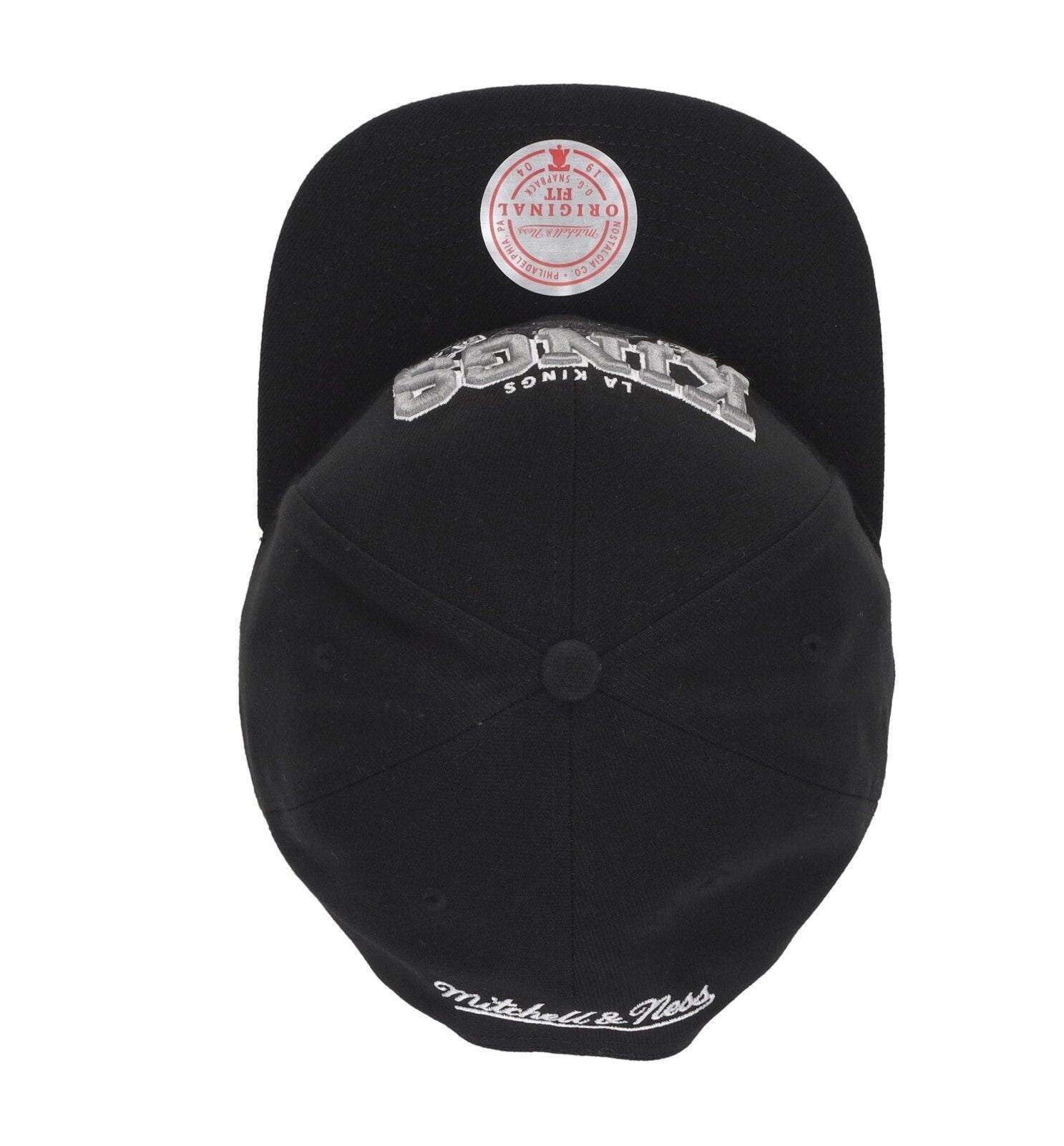 MENS MITCHELL & NESS NHL CHAMP STACK SNAPBACK VNTG KINGS - BLACK