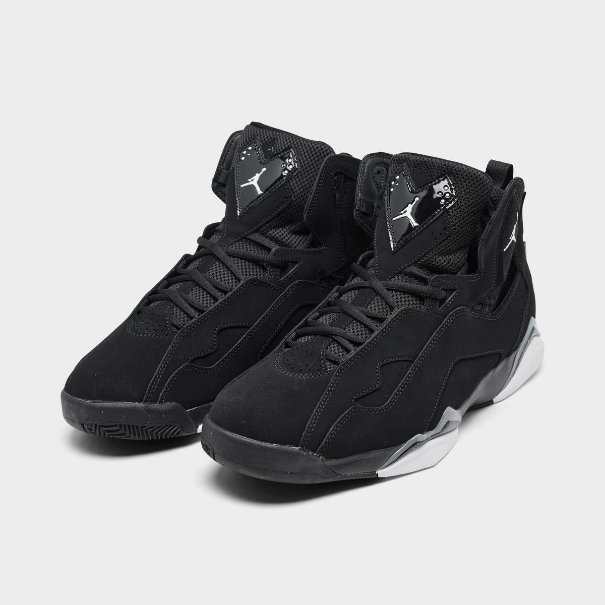 [342964-010] MENS AIR JORDAN TRUE FLIGHT 'BLACK COOL GREY'