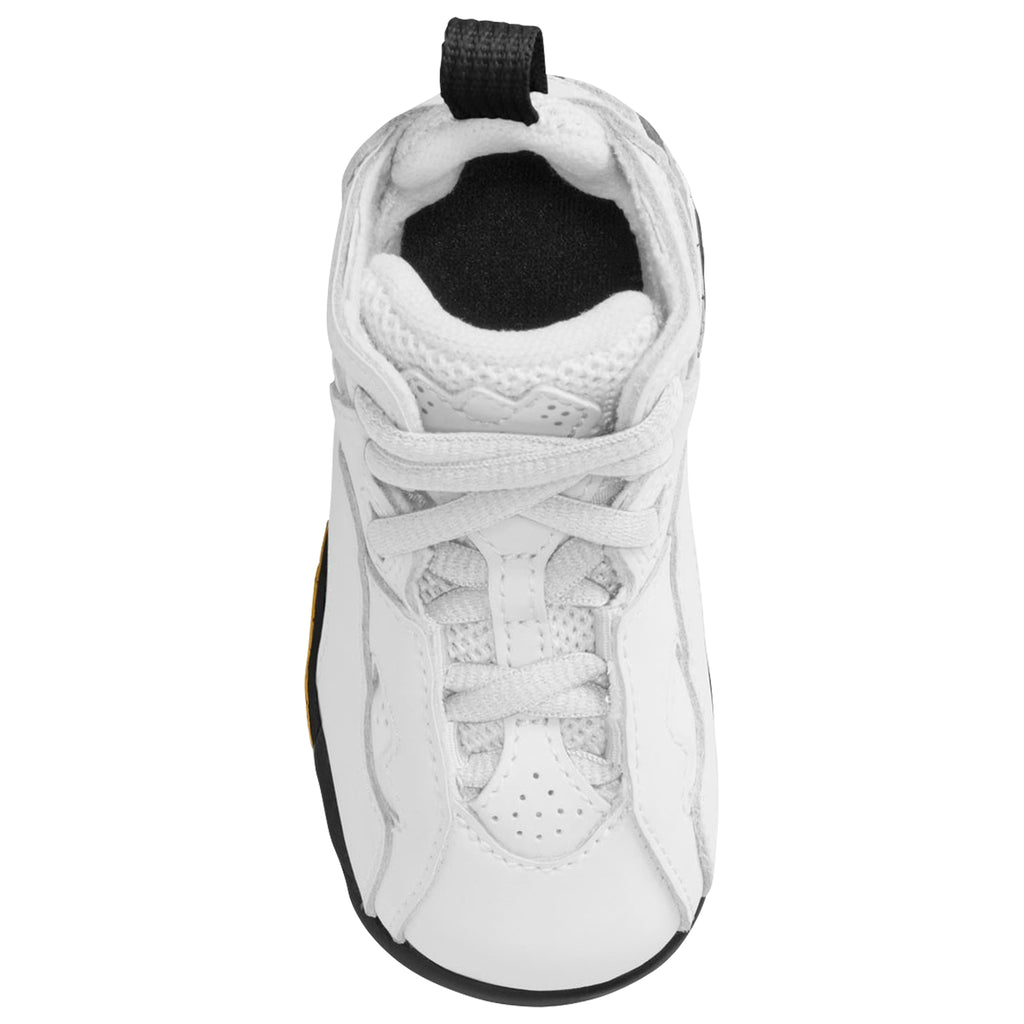 [343797-107] TODDLERS AIR JORDAN TRUE FLIGHT 'WHITE YELLOW OCHRE BLACK'