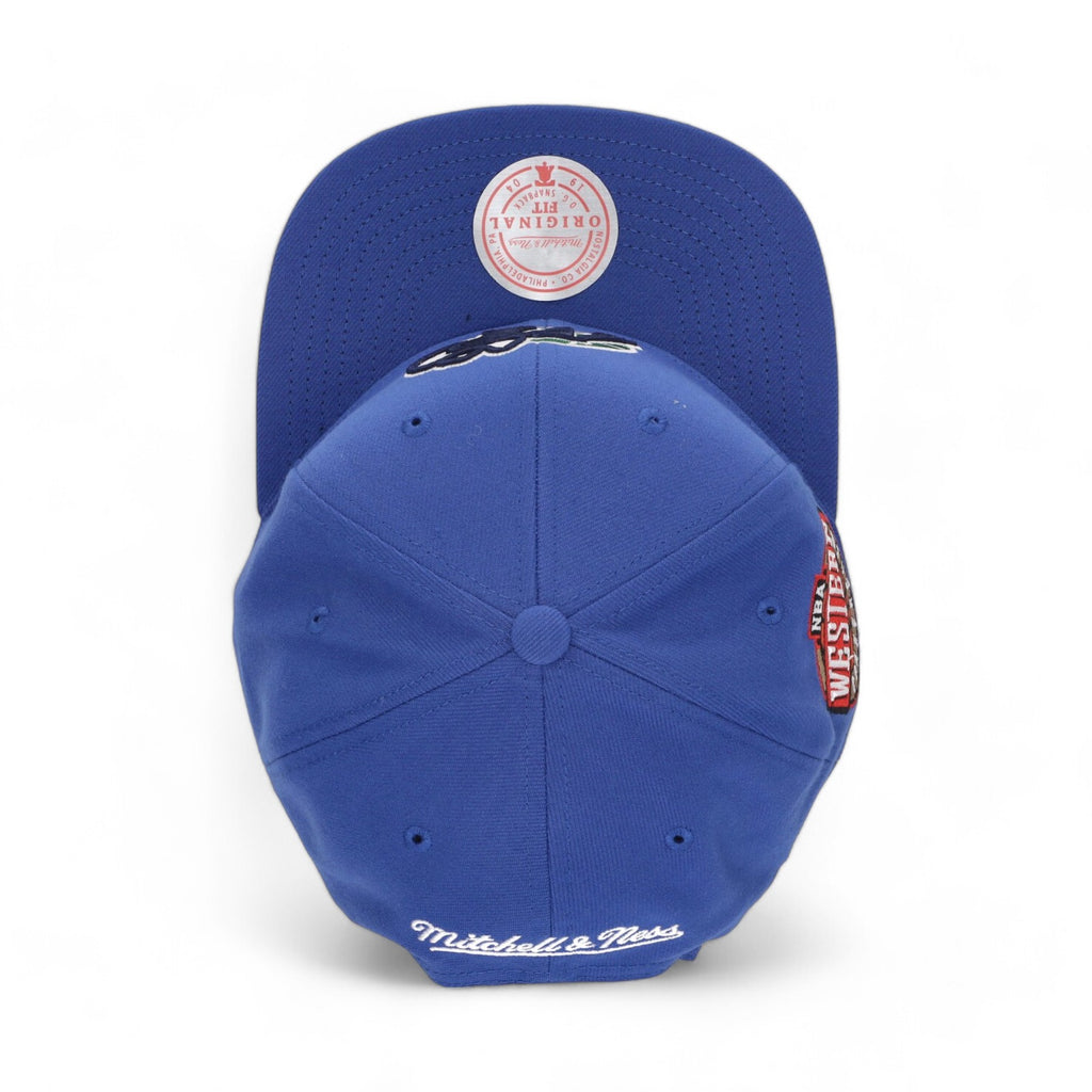 MENS MITCHELL & NESS NBA CONFERENCE PATCH SNAPBACK HWC MAVERICKS - BLUE