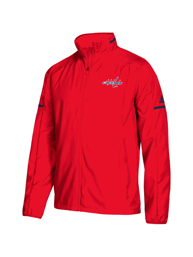[D78481] Mens Adidas NHL Washington Capitals Fullzip Jacket