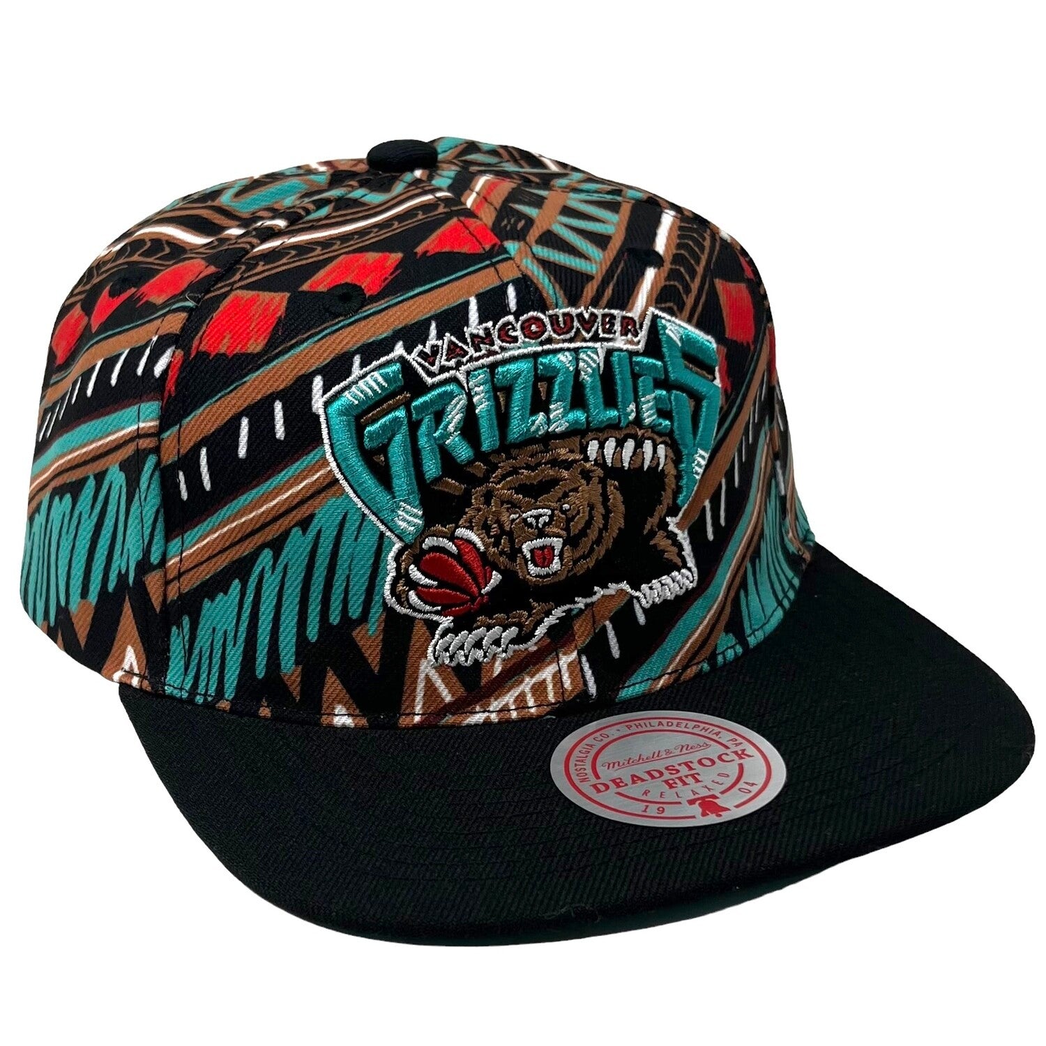 Mens MITCHELL & NESS NBA GAME DAY PATTERN DEADSTOCK HWC GRIZZLIES
