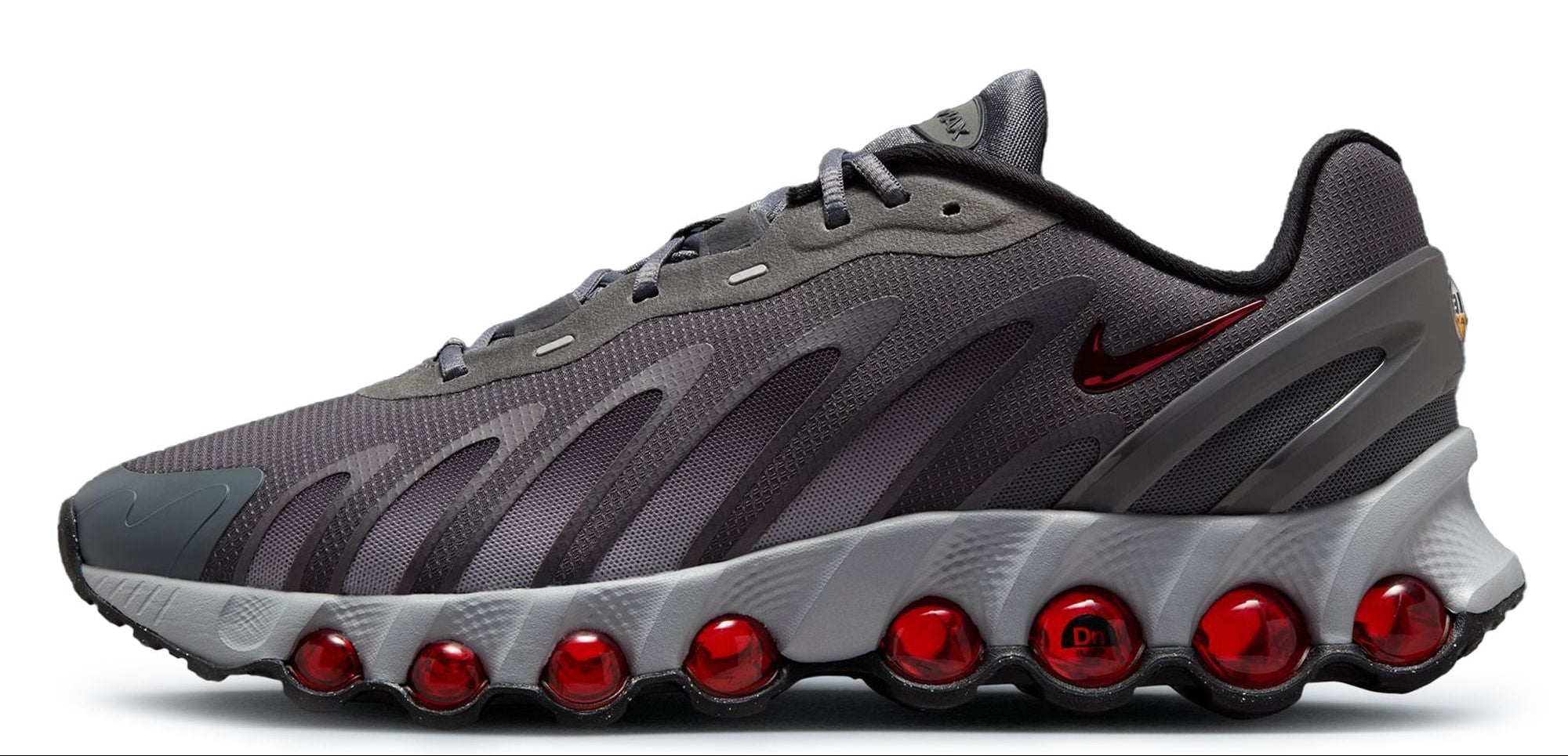 [FQ7860-005] MENS NIKE AIR MAX DN8 'IRON GREY BRIGHT CRIMSON'