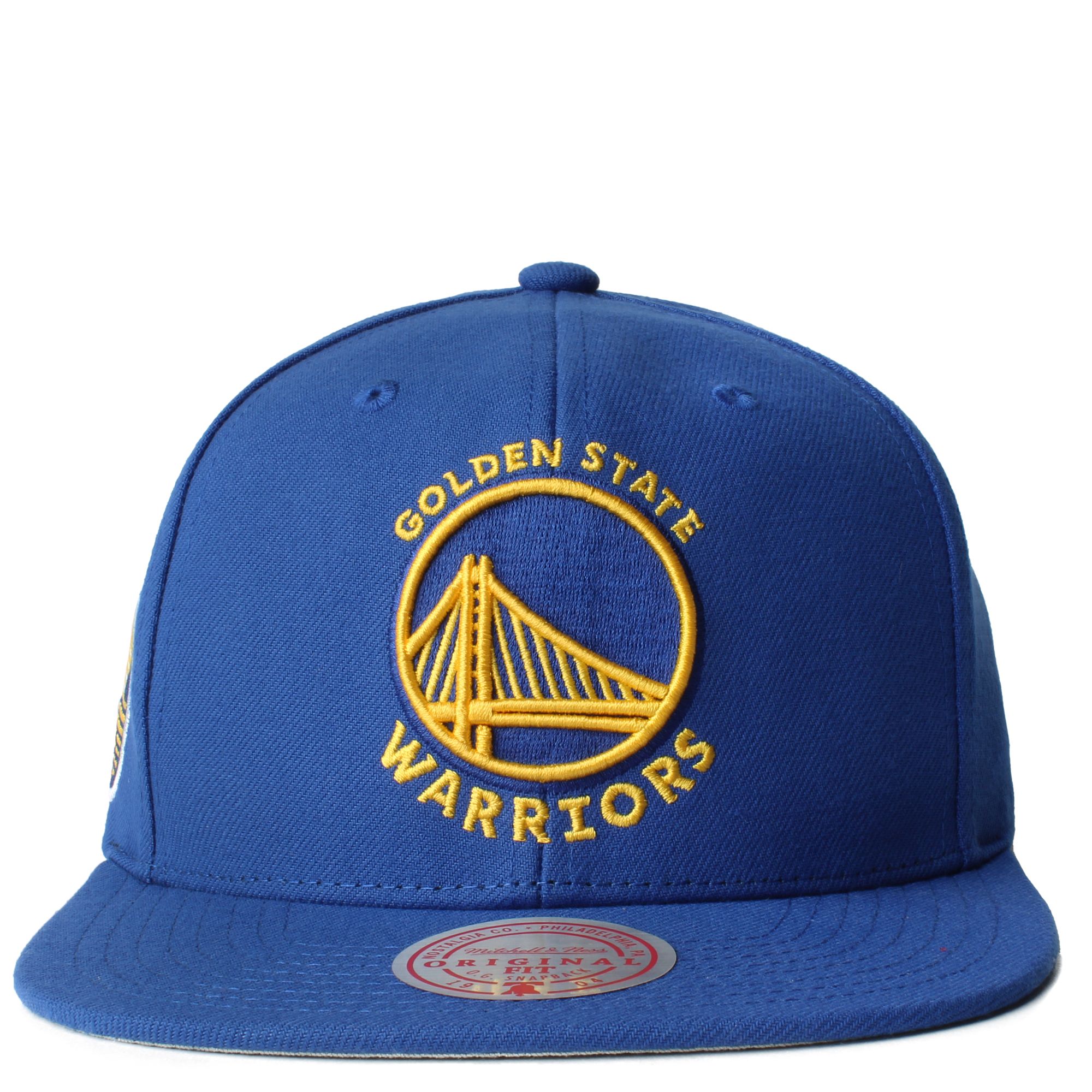 MENS MITCHELL & NESS NBA SIDE CORE 2.0 SNAPBACK WARRIORS - ROYAL