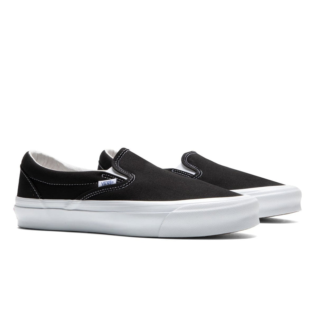 [VN0A45JK1WX] Mens Vans VAULT OG CLASSIC SLIP-ON LX 'CANVAS BLACK WHITE'