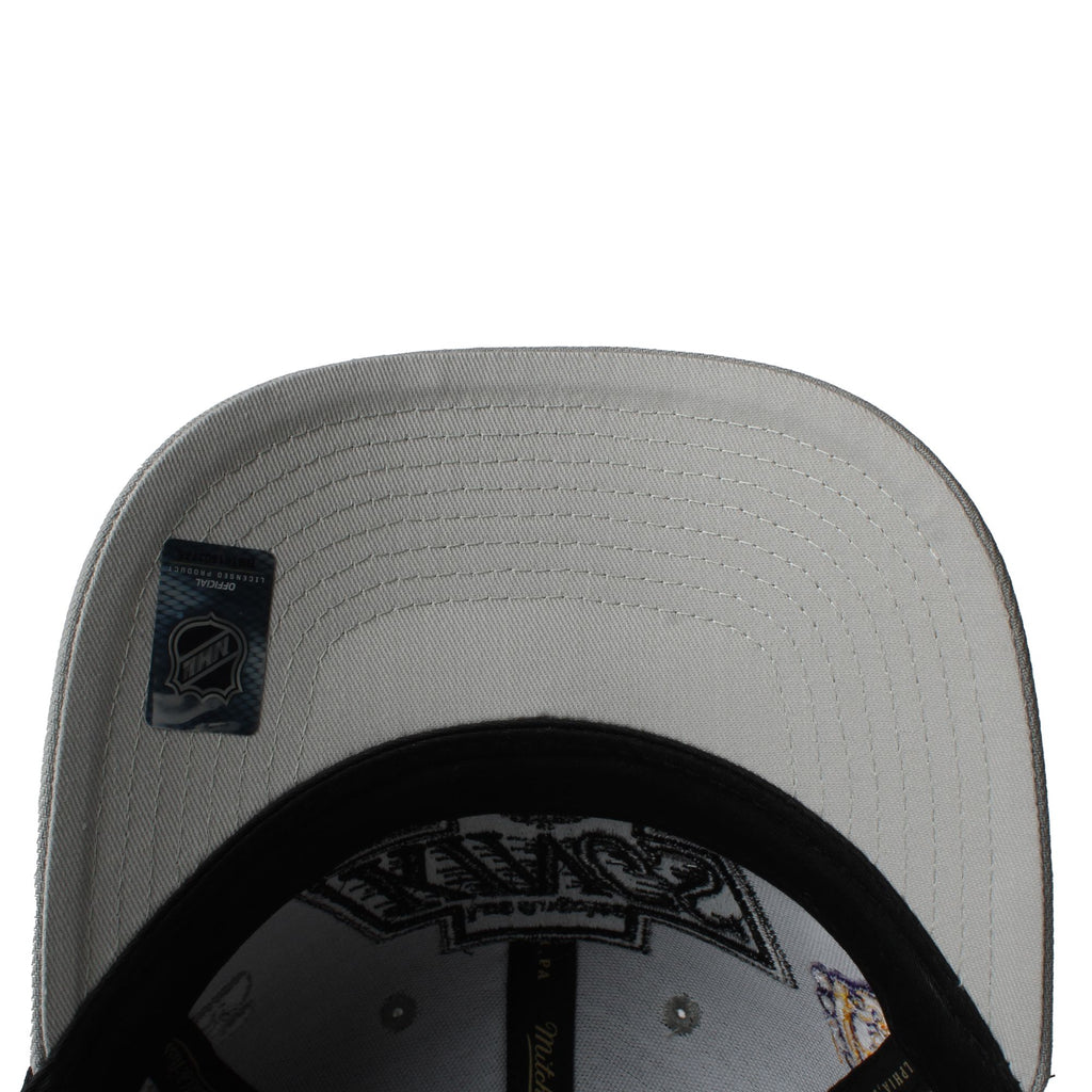 MENS MITCHELL & NESS NHL OVERBITE PRO SNAPBACK VNTG KINGS
