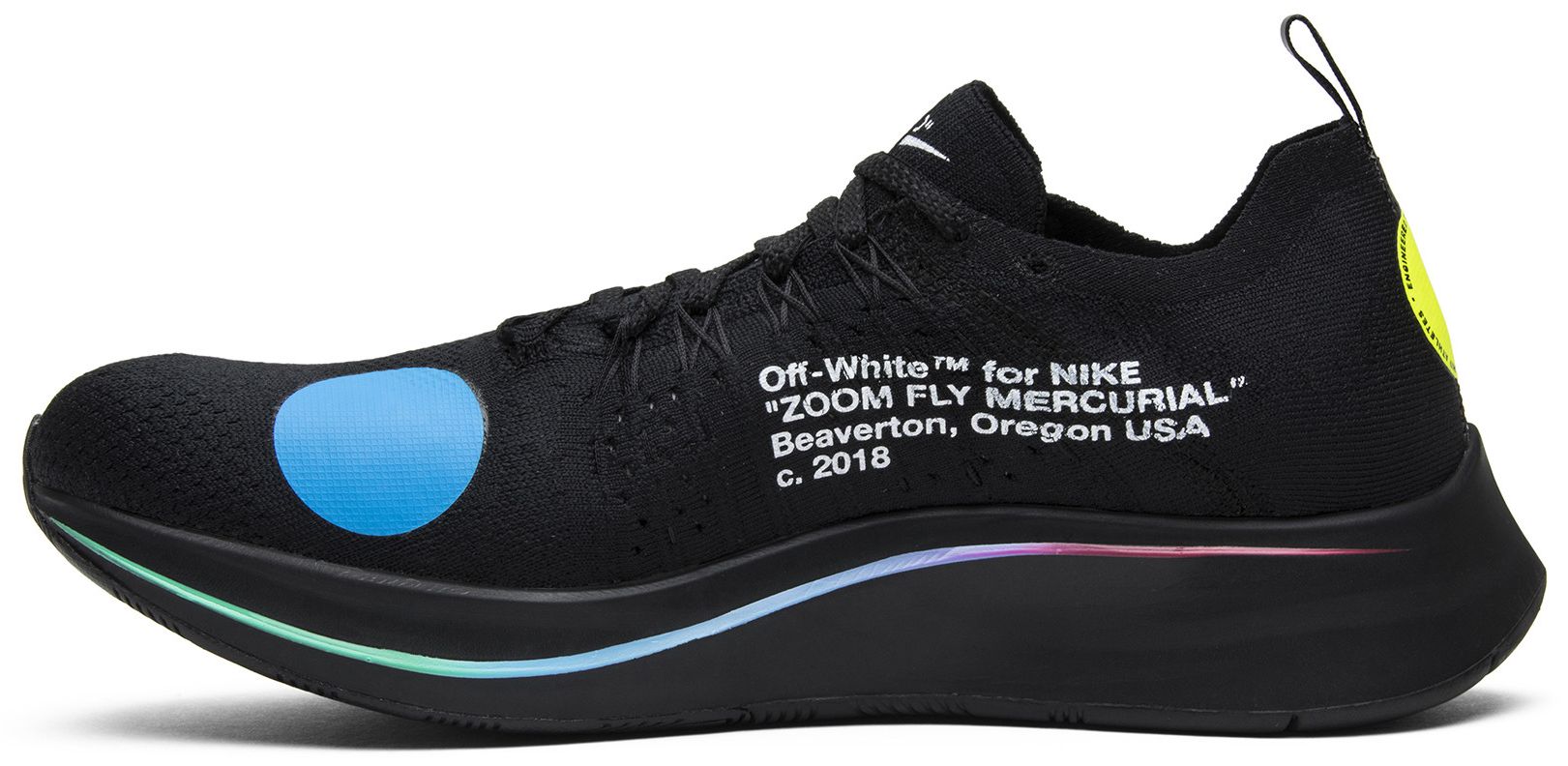 [AO2115-001] MENS NIKE ZOOM FLY MERCURIAL 'OFF-WHITE BLACK'