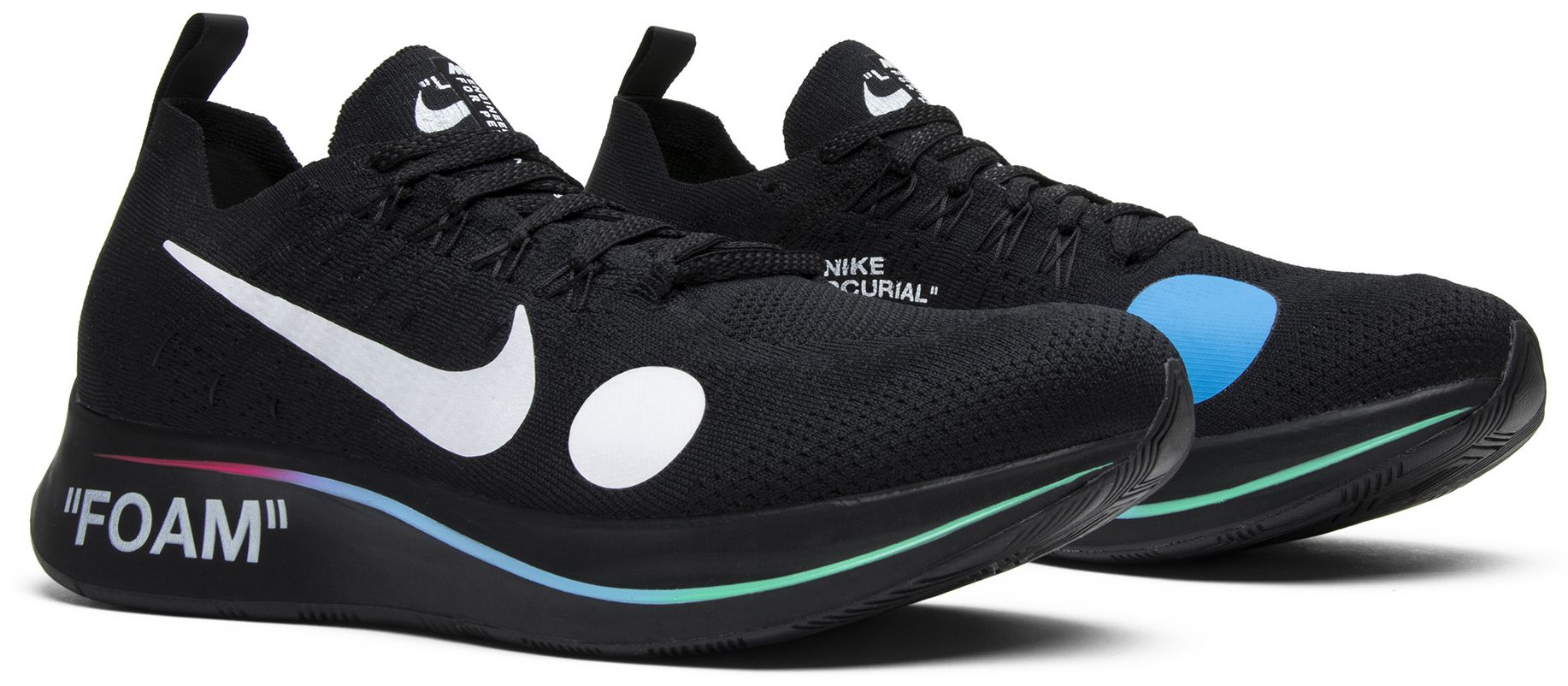 [AO2115-001] MENS NIKE ZOOM FLY MERCURIAL 'OFF-WHITE BLACK'