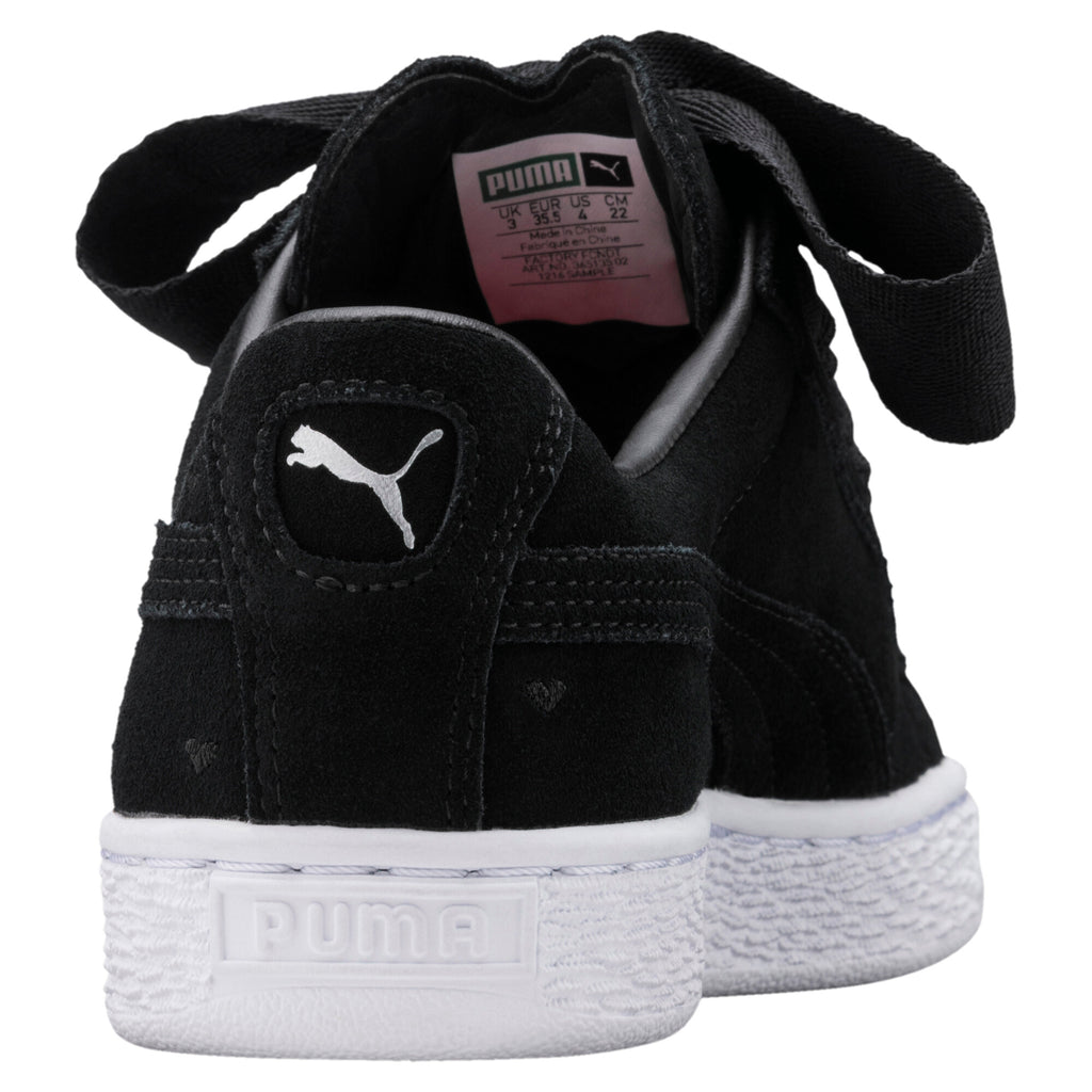 [365135-02] Youth PUMA SUEDE HEART JR 'VALENTINE - BLACK'