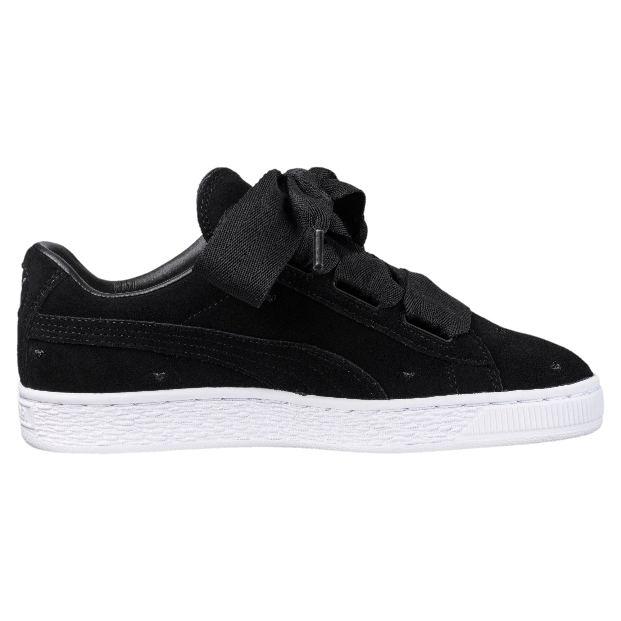 [365135-02] Youth PUMA SUEDE HEART JR 'VALENTINE - BLACK'
