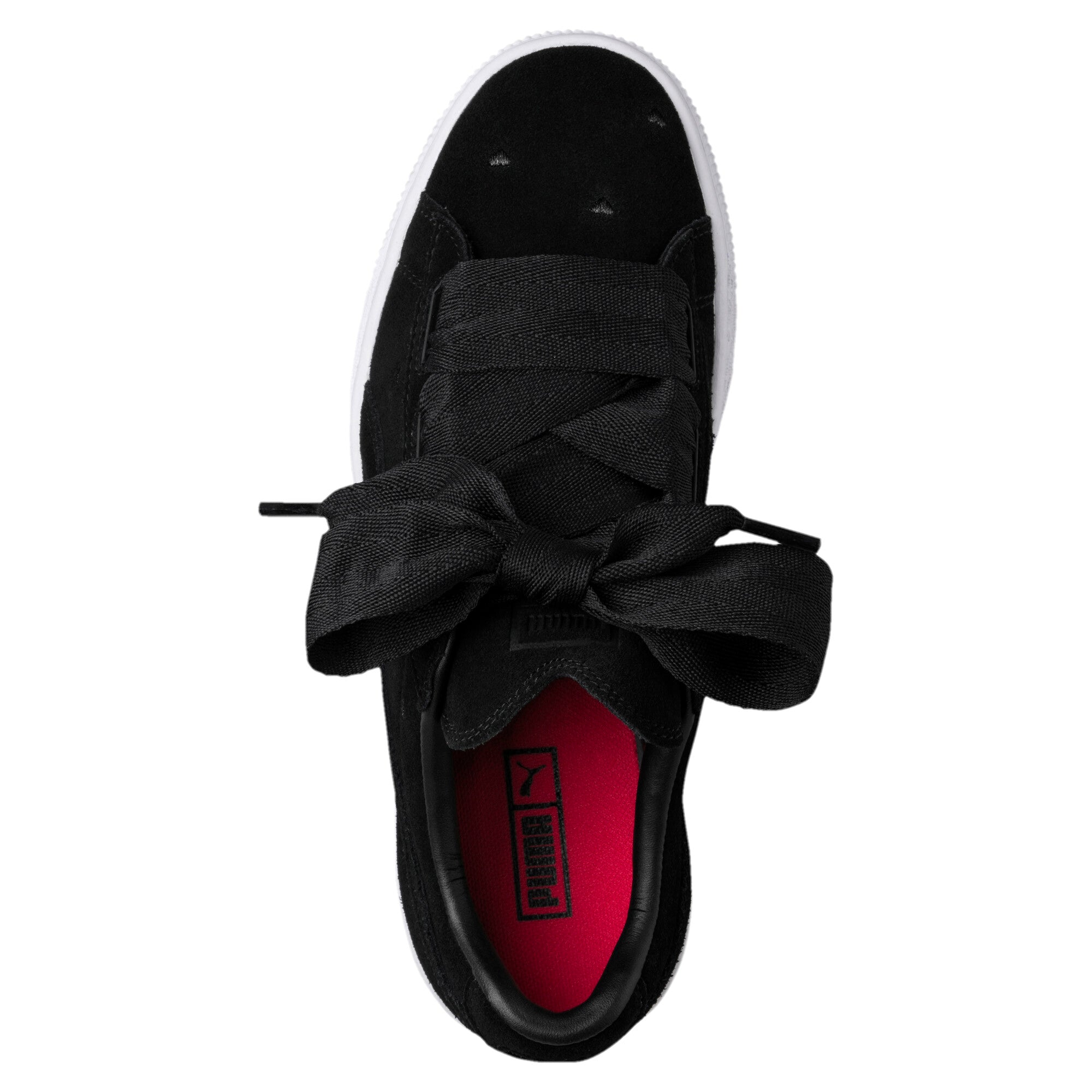 [365135-02] Youth PUMA SUEDE HEART JR 'VALENTINE - BLACK'