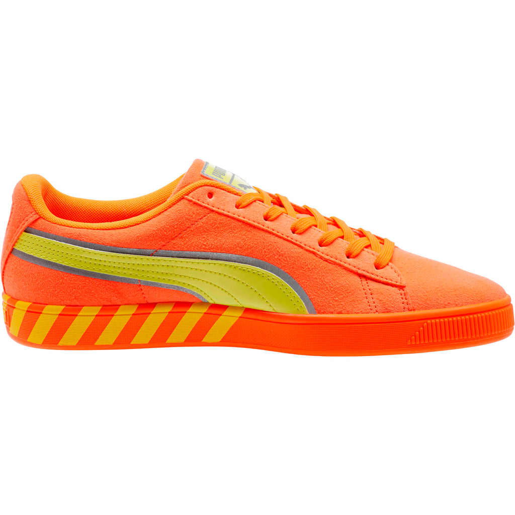 [368230-01] MENS PUMA SUEDE 'HAZARD ORANGE'