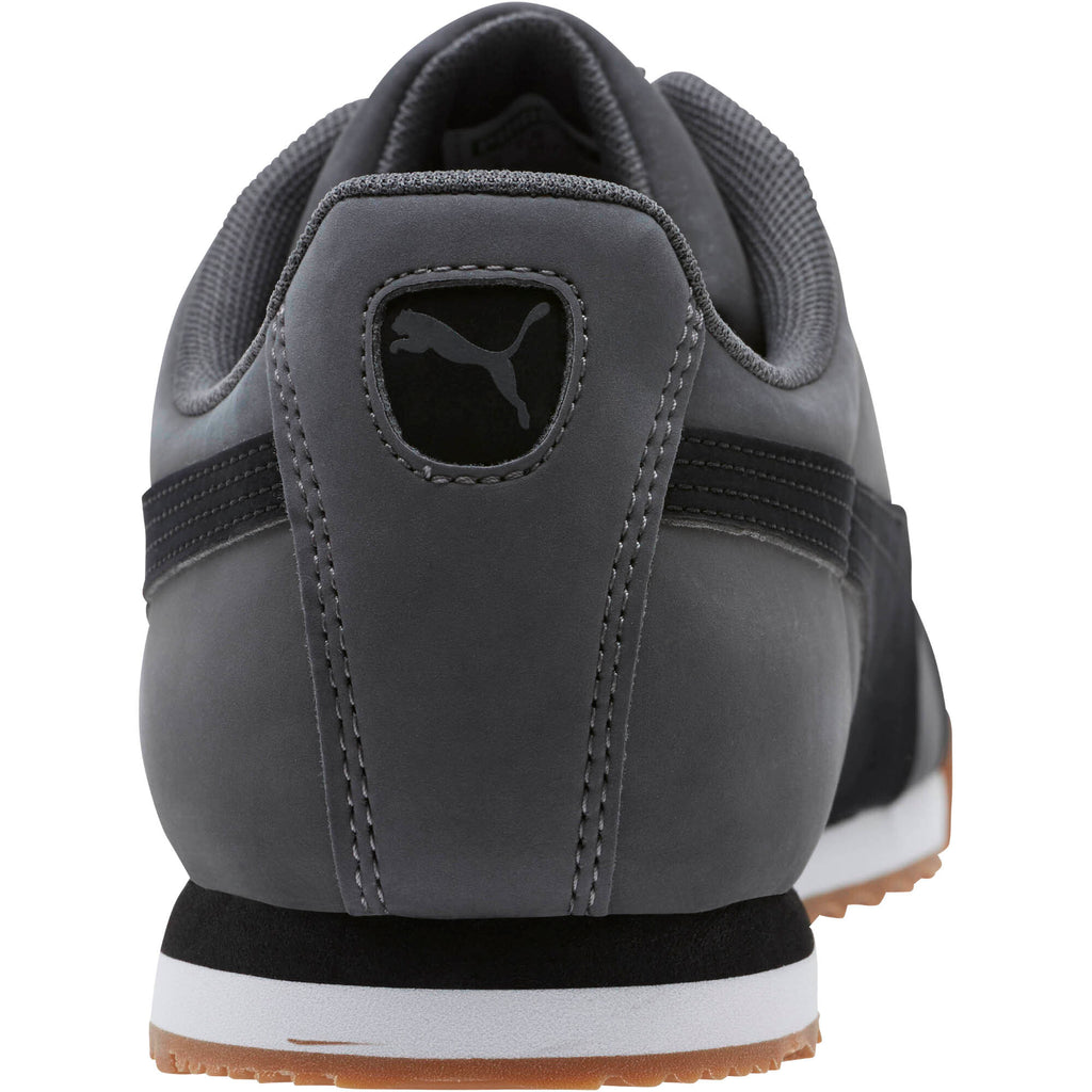 [368455-01] MENS PUMA ROMA SMOOTH NUBUCK 'GREY LOW-TOP TRAINER'
