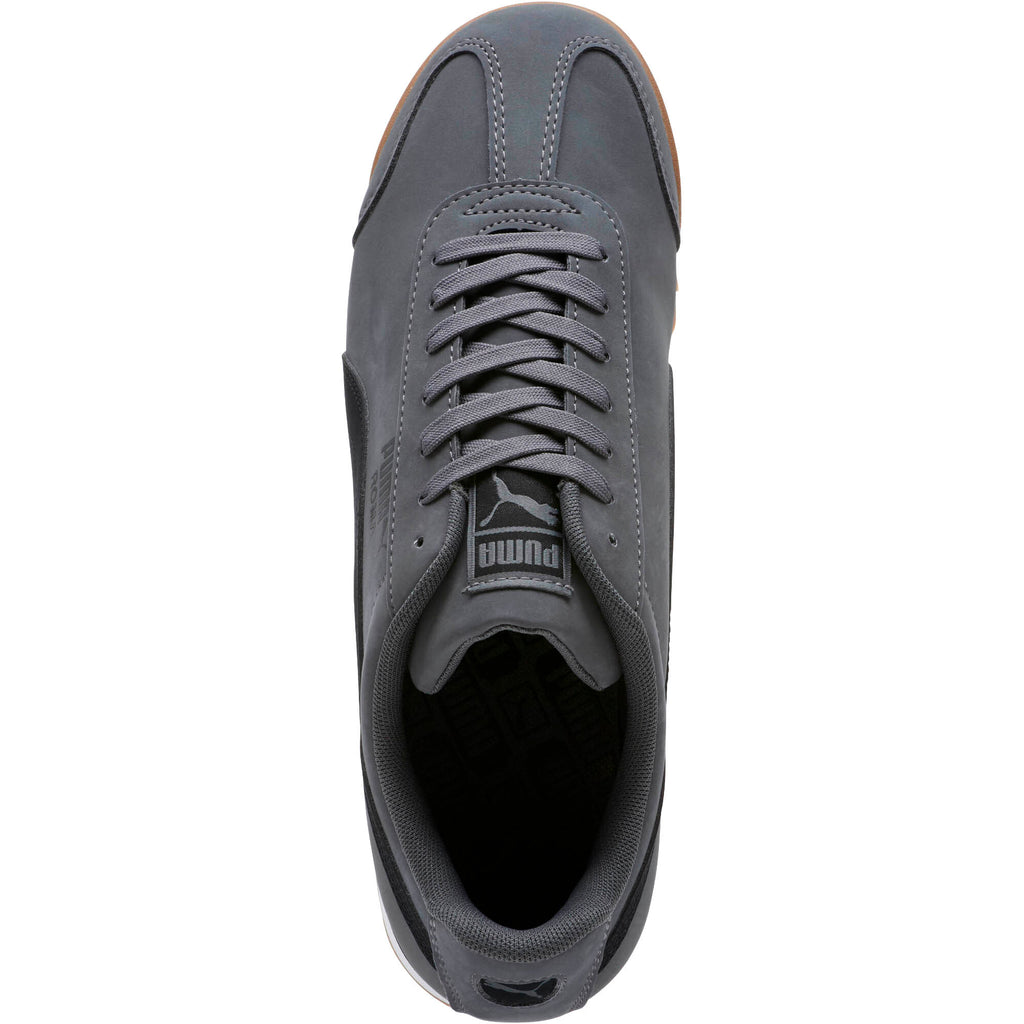 [368455-01] MENS PUMA ROMA SMOOTH NUBUCK 'GREY LOW-TOP TRAINER'