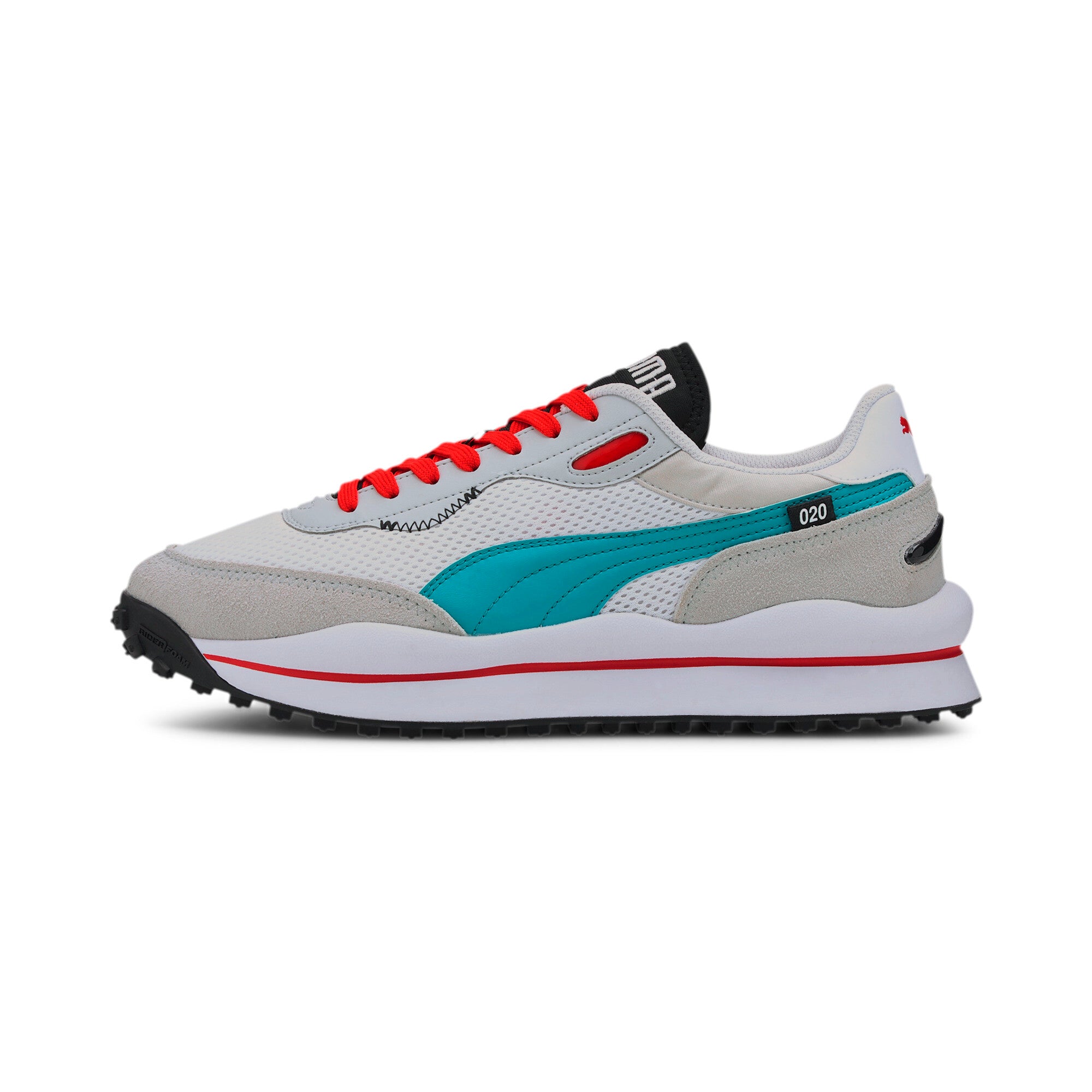 [373381-04] Mens Puma STYLE RIDER 'NEO ARCHIVE - WHITE GREY VIOLET'
