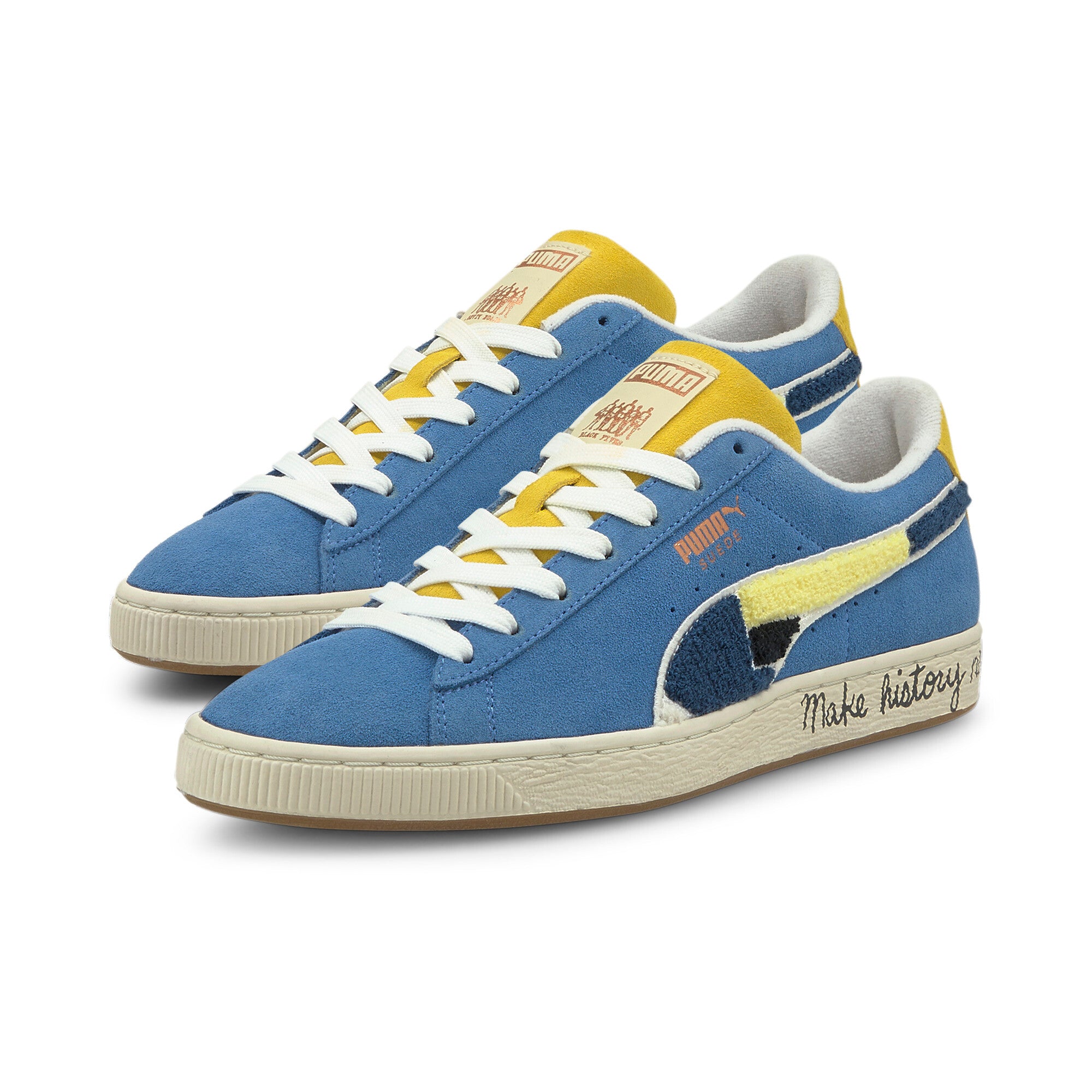 [381957-01] Mens Puma SUEDE CLASSIC BLACK FIVES'