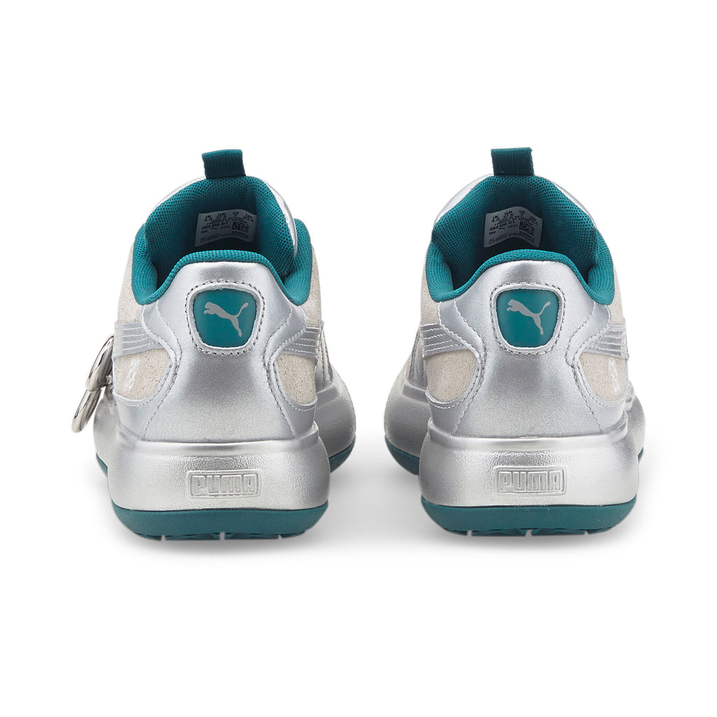 [384106-01] Womens Puma PRONOUNCE X SUEDE MAYU 2 'SILVER ULTRA VIOLET'