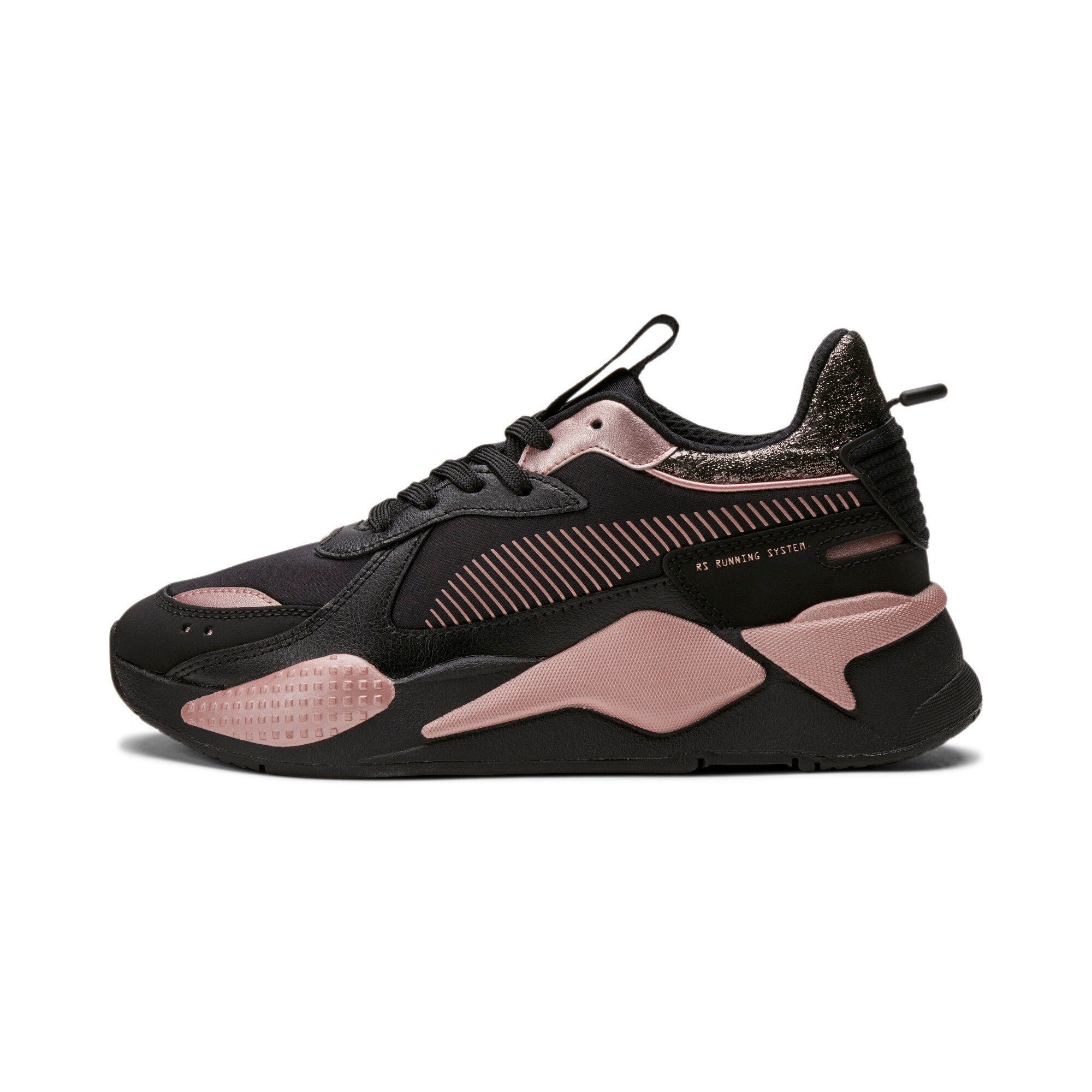 [385406-01] WOMENS PUMA RS-X 'BLACK ROSE GOLD'