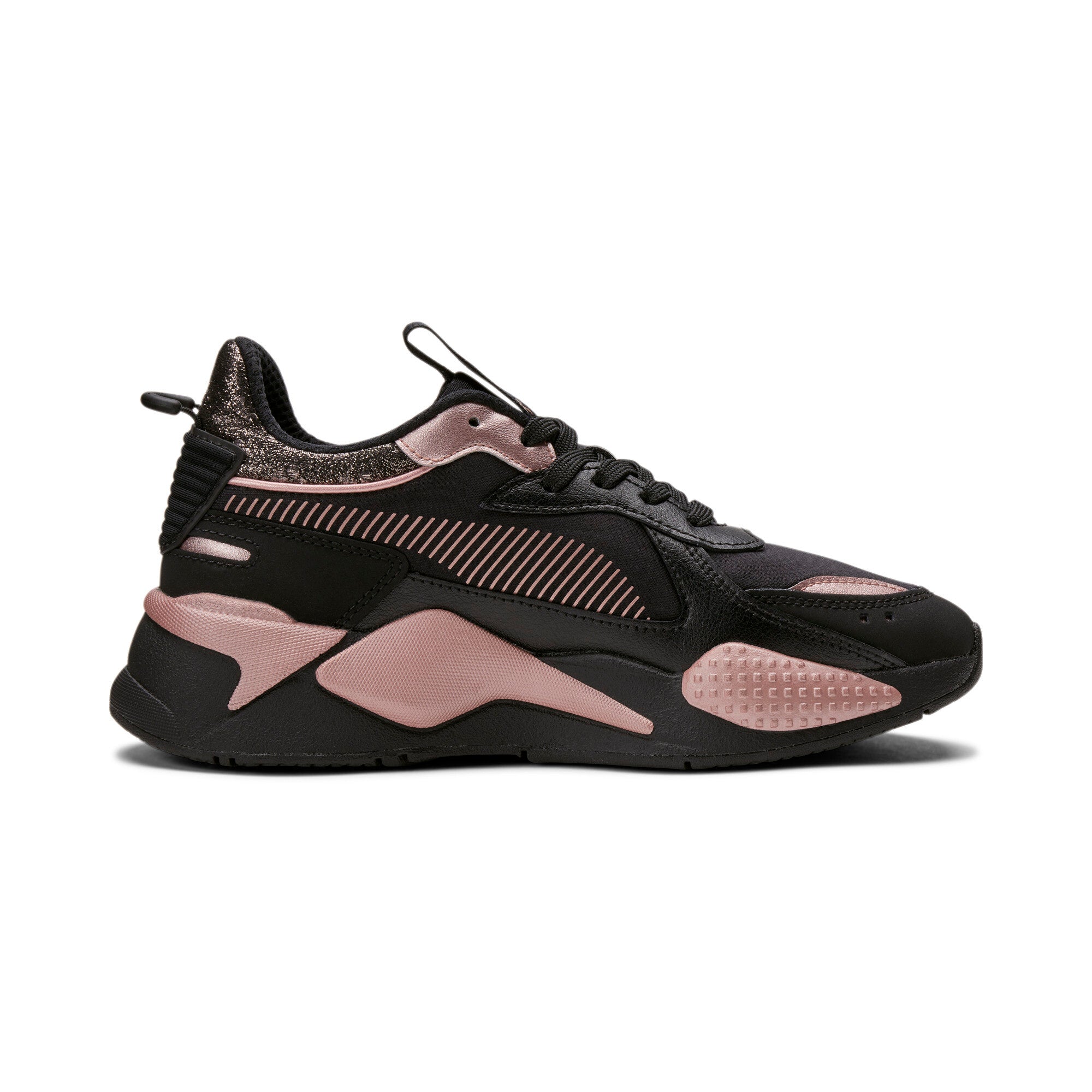[385406-01] WOMENS PUMA RS-X 'BLACK ROSE GOLD'