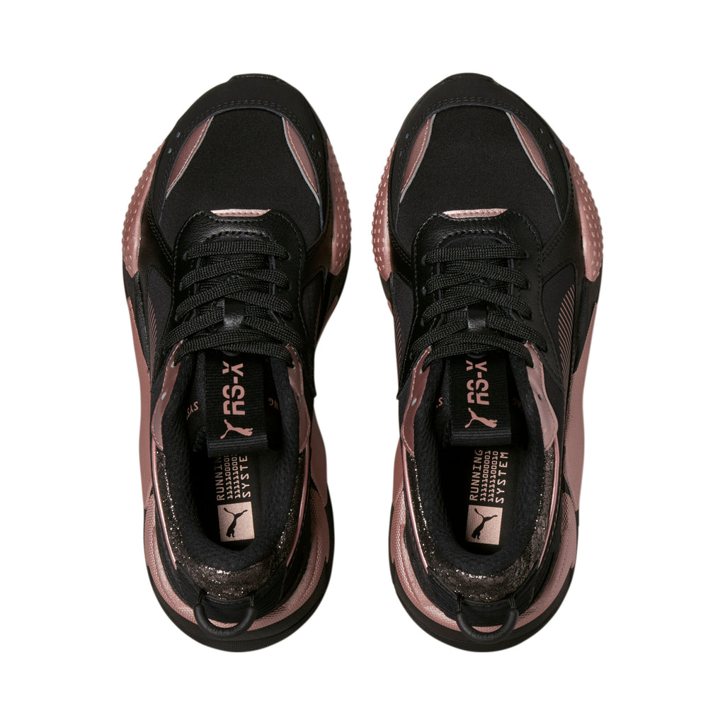 [385406-01] WOMENS PUMA RS-X 'BLACK ROSE GOLD'