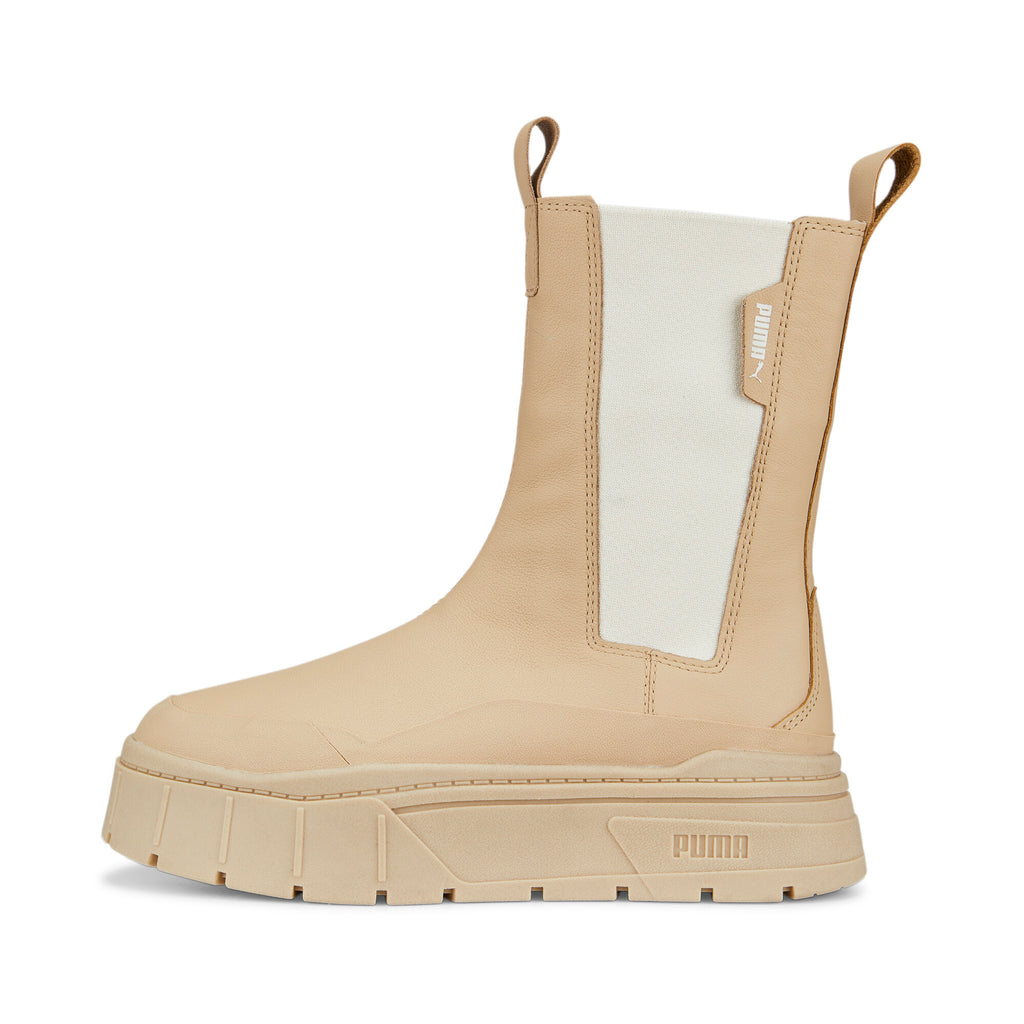 [386272-02] WOMENS PUMA MAYZE STACK CHELSEA BOOT 'LIGHT SAND'
