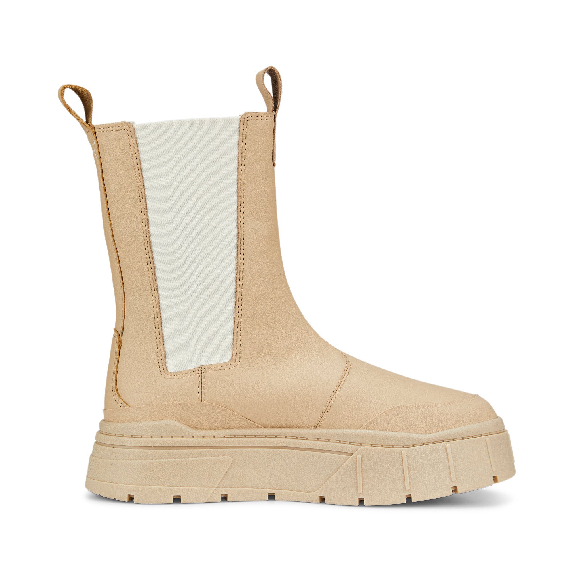 [386272-02] WOMENS PUMA MAYZE STACK CHELSEA BOOT 'LIGHT SAND'