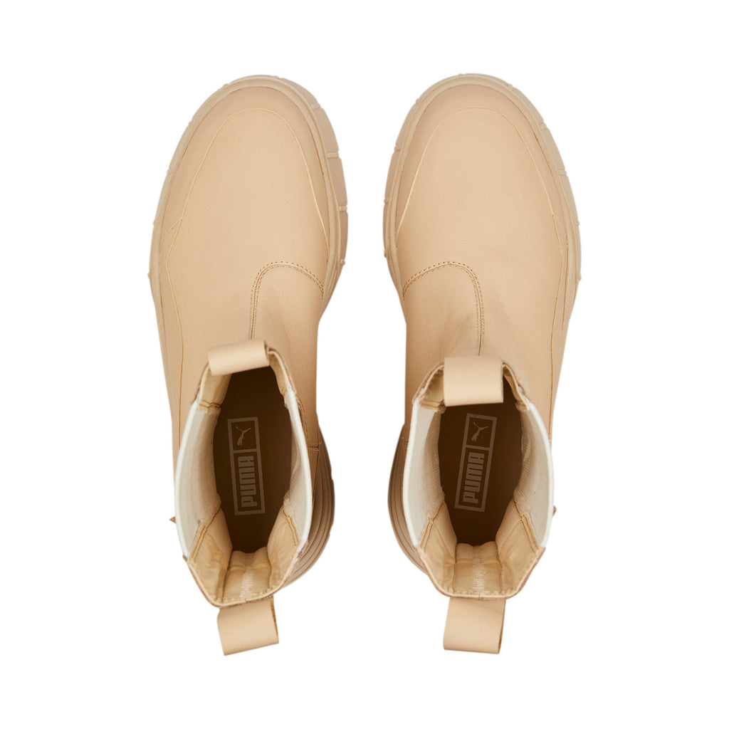 [386272-02] WOMENS PUMA MAYZE STACK CHELSEA BOOT 'LIGHT SAND'