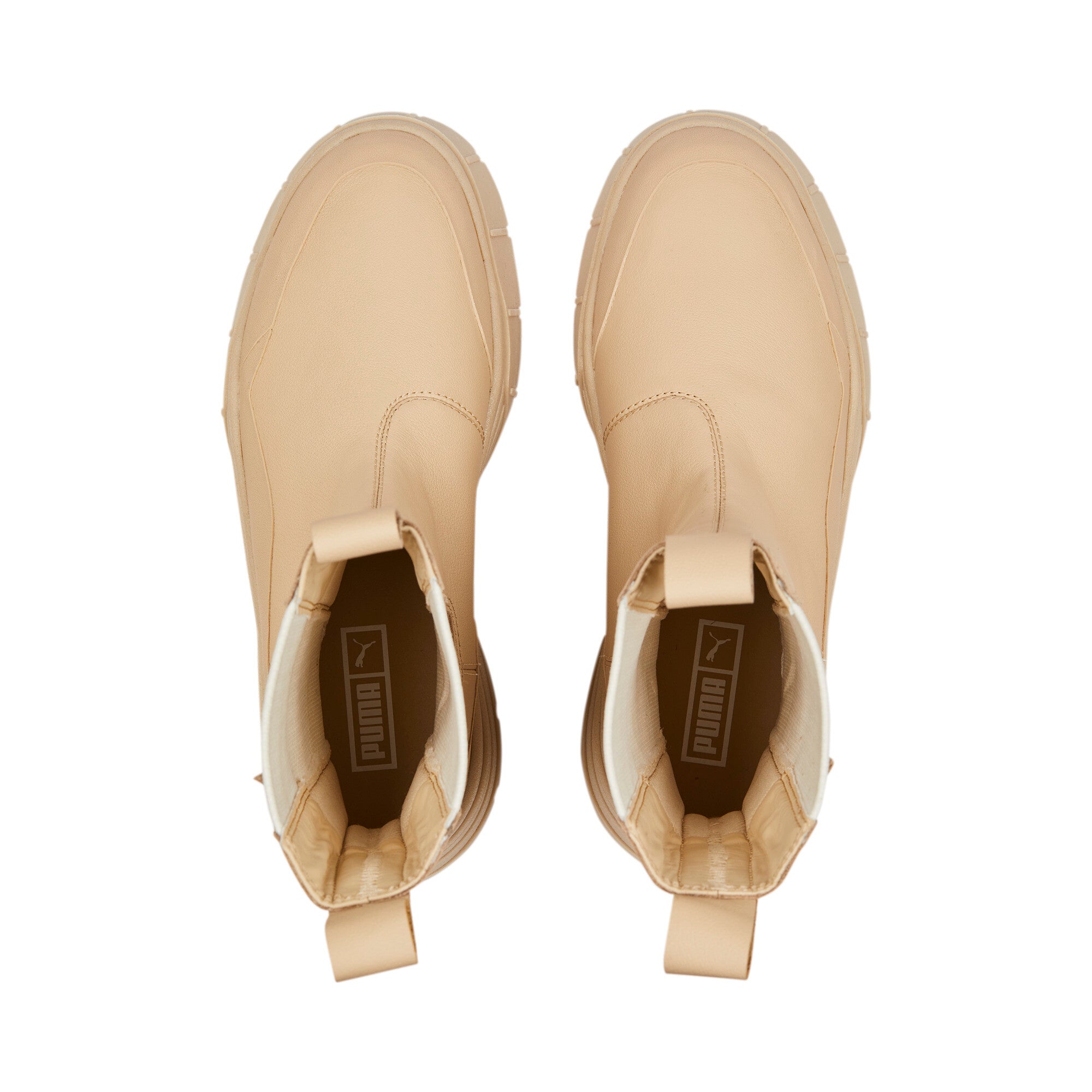 [386272-02] WOMENS PUMA MAYZE STACK CHELSEA BOOT 'LIGHT SAND'