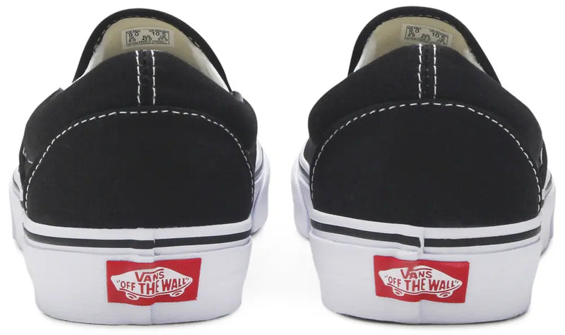 [VN000EYEBLK] MENS VANS UA CLASSIC SLIP-ON BLACK - BLACK/WHITE