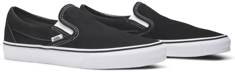 [VN000EYEBLK] MENS VANS UA CLASSIC SLIP-ON BLACK - BLACK/WHITE