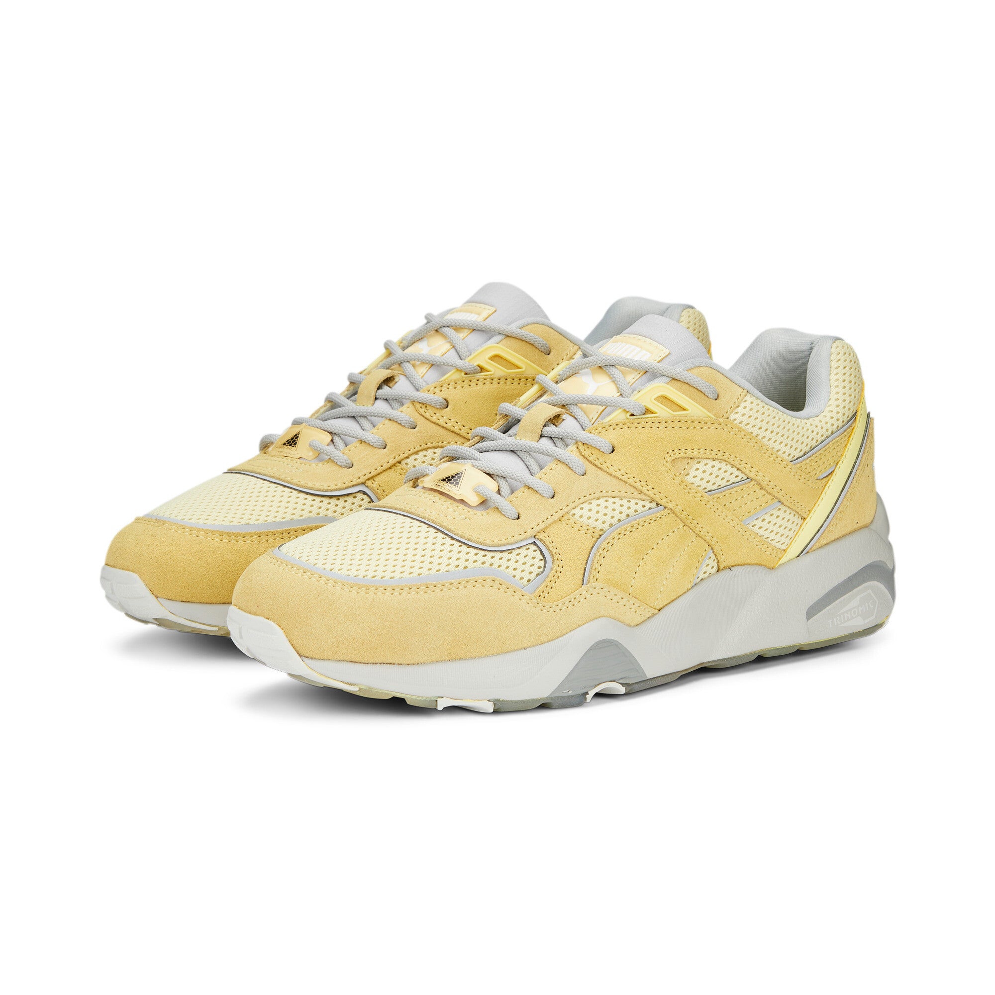 [387577-02] Mens Puma R698 MINERALS 'PALE LEMON GLACIER GREY'